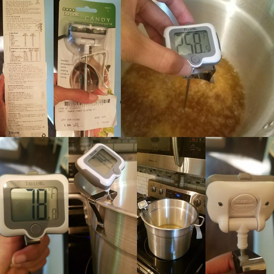 Taylor 983915 9" Digital Candy / Deep Fry Thermometer with Pan Clip