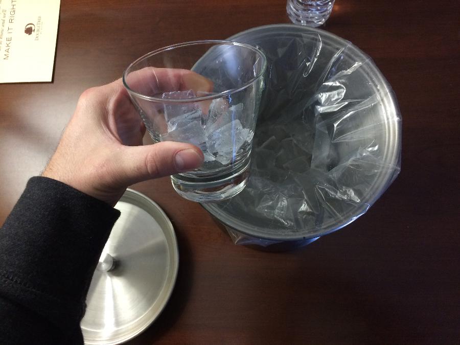 Inteplast Group BLR121206 12" x 12" Polyethylene Ice Bucket Liner