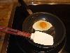 Making my morning egg.