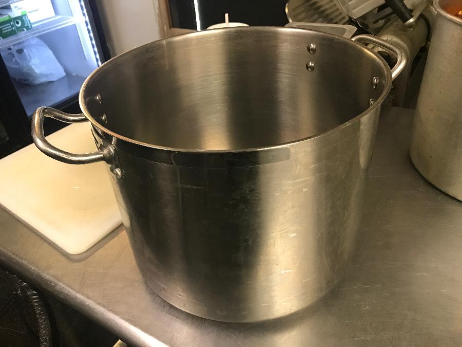 24 Qt Stock Pot Stainless Steel Heavy Duty Pot With Lid 3664