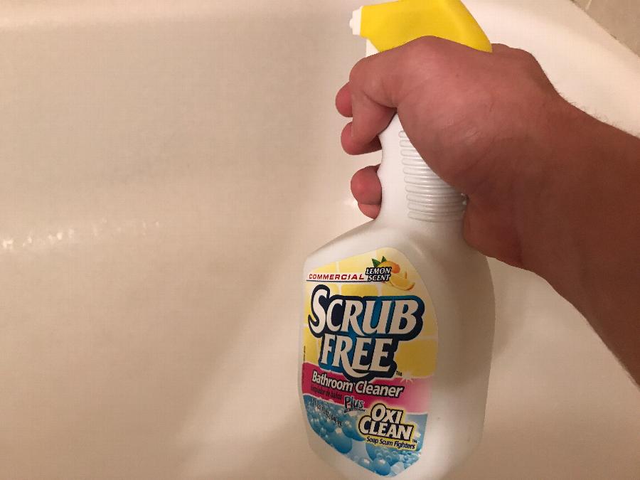 Scrub Free 32 oz. Foaming Restroom Cleaner / Soap Scum Remover with