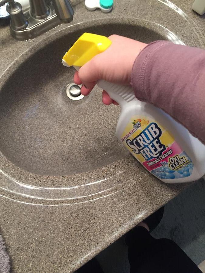 Scrub Free 32 oz. Foaming Restroom Cleaner / Soap Scum Remover with