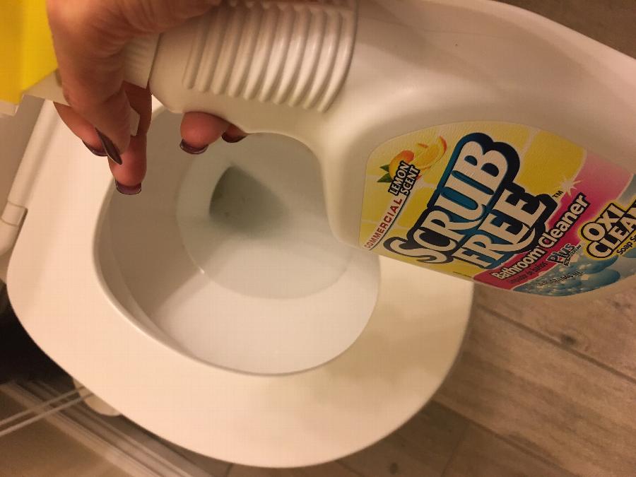 Scrub Free 32 oz. Foaming Restroom Cleaner / Soap Scum Remover with