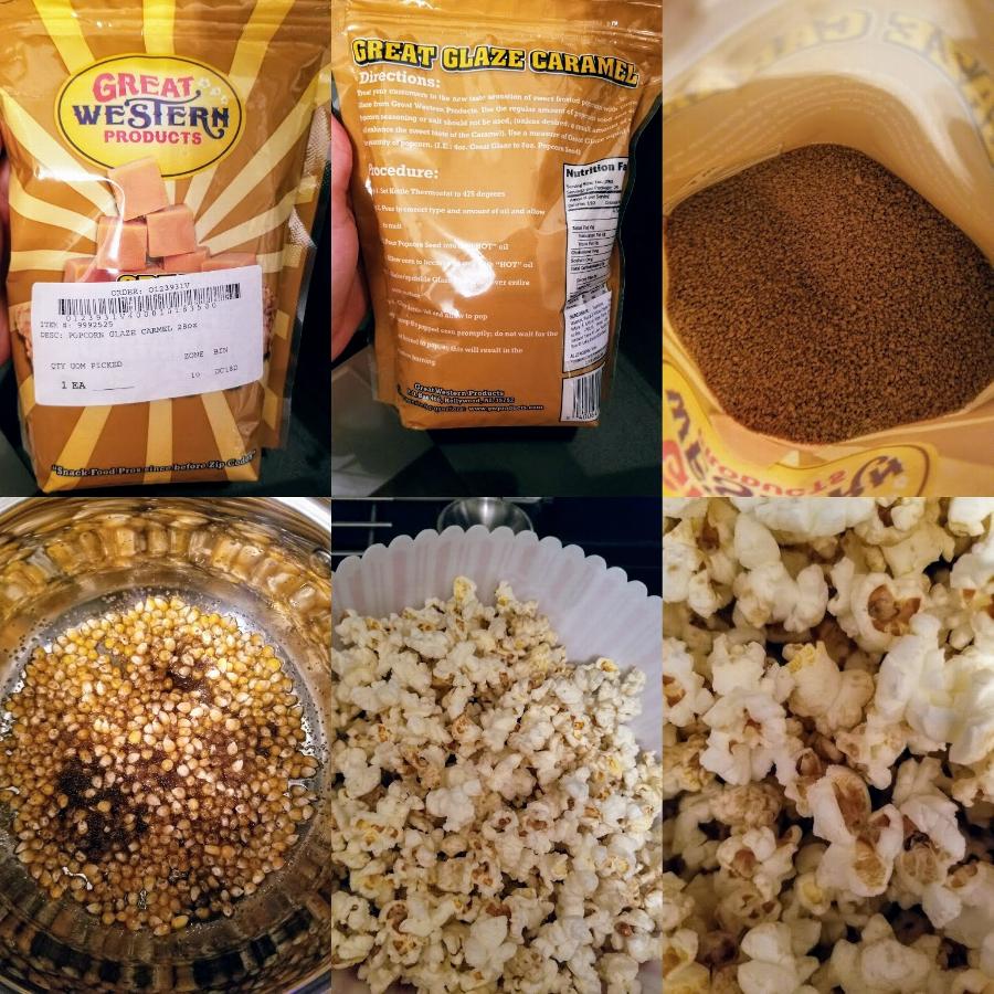 Great Western 28 oz. Caramel Popcorn Glaze 12/Case