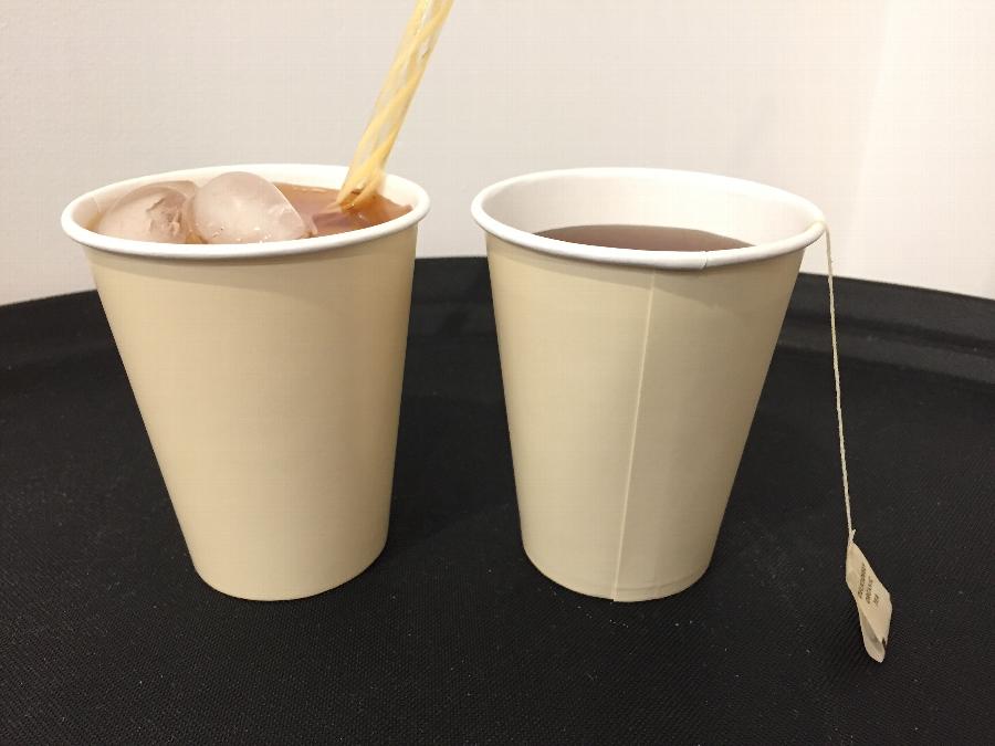 Creative Converting 56161B 9 oz. Ivory Poly Paper Hot / Cold Cup - 240/Case