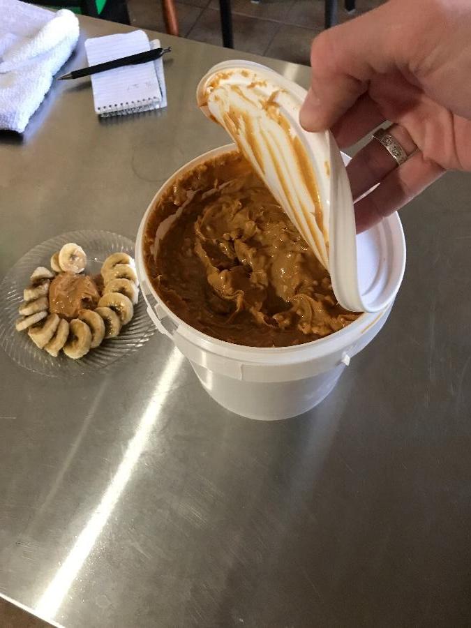 Bulk Crunchy Peanut Butter 5 lb. Tub 6/Case