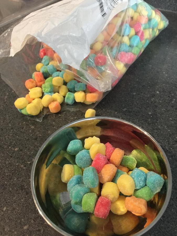 Gummi Sour Poppers Topping 4.5 lb.