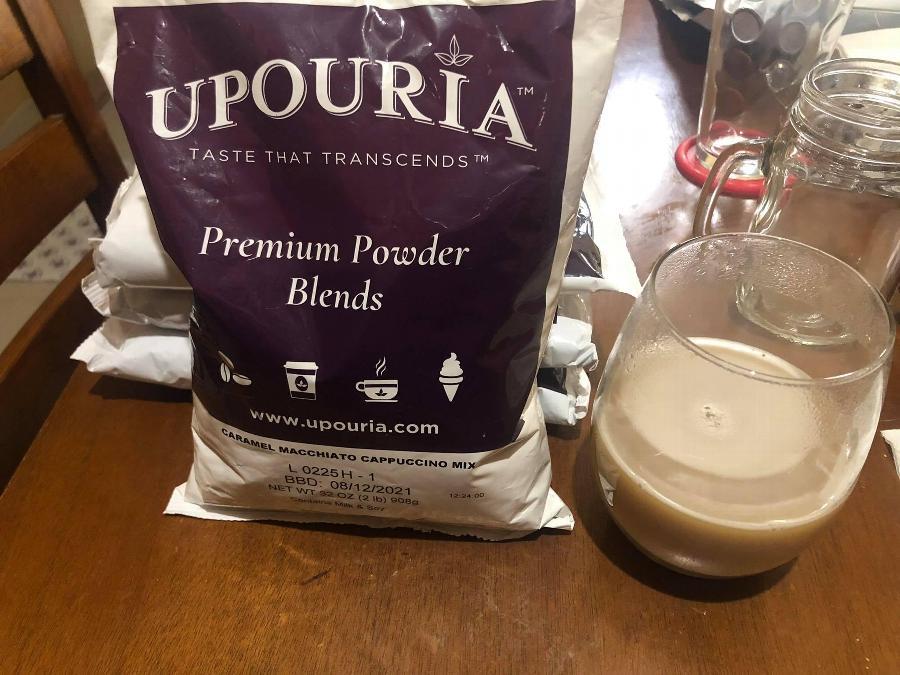 UPOURIA™ 2 lb. Caramel Macchiato Cappuccino Mix