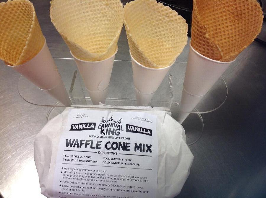 Carnival King Vanilla Waffle Cone Mix 5 lb. Bag