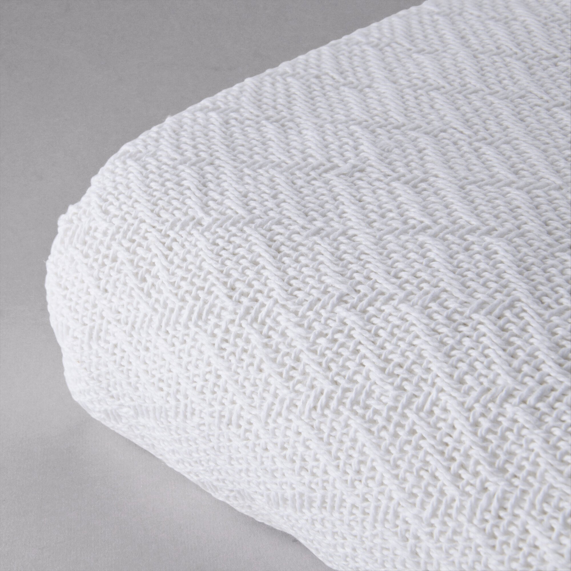 100 Cotton Hotel Blanket Thermal Herringbone White Twin 66" x 90"