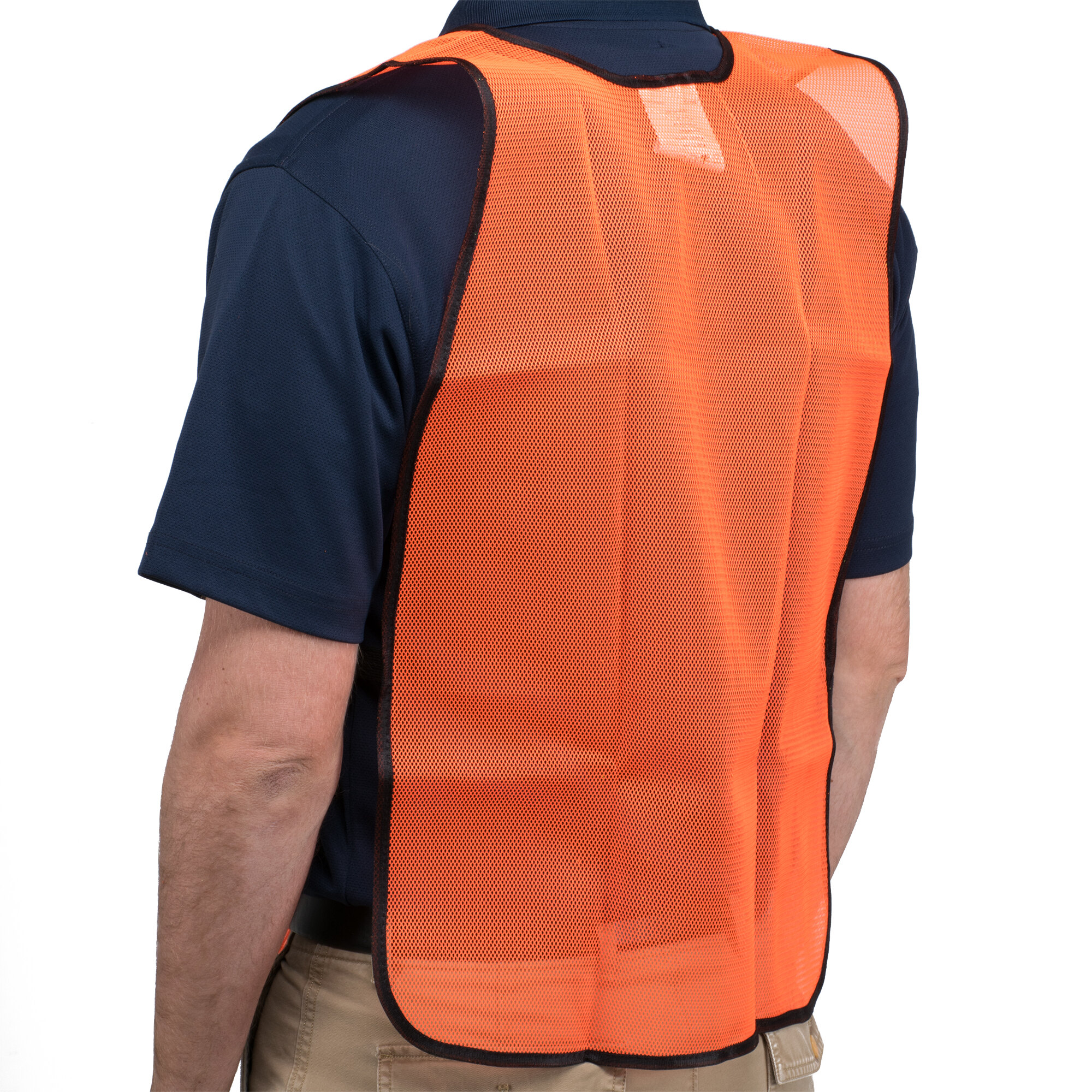 Orange High Visibility Safety Vest 25" x 18"