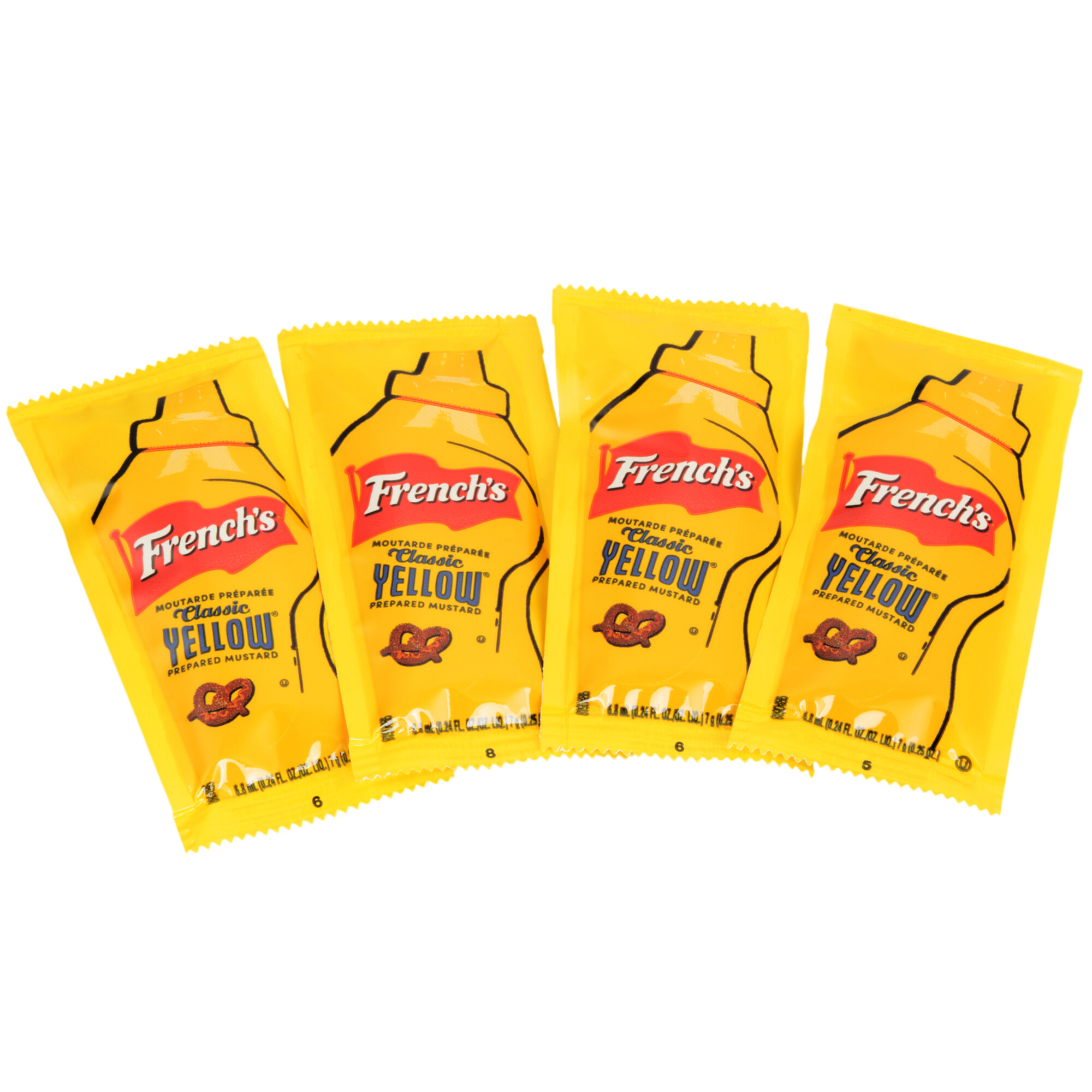French's Classic Yellow Mustard 7 Gram Portion Packet 200/Case