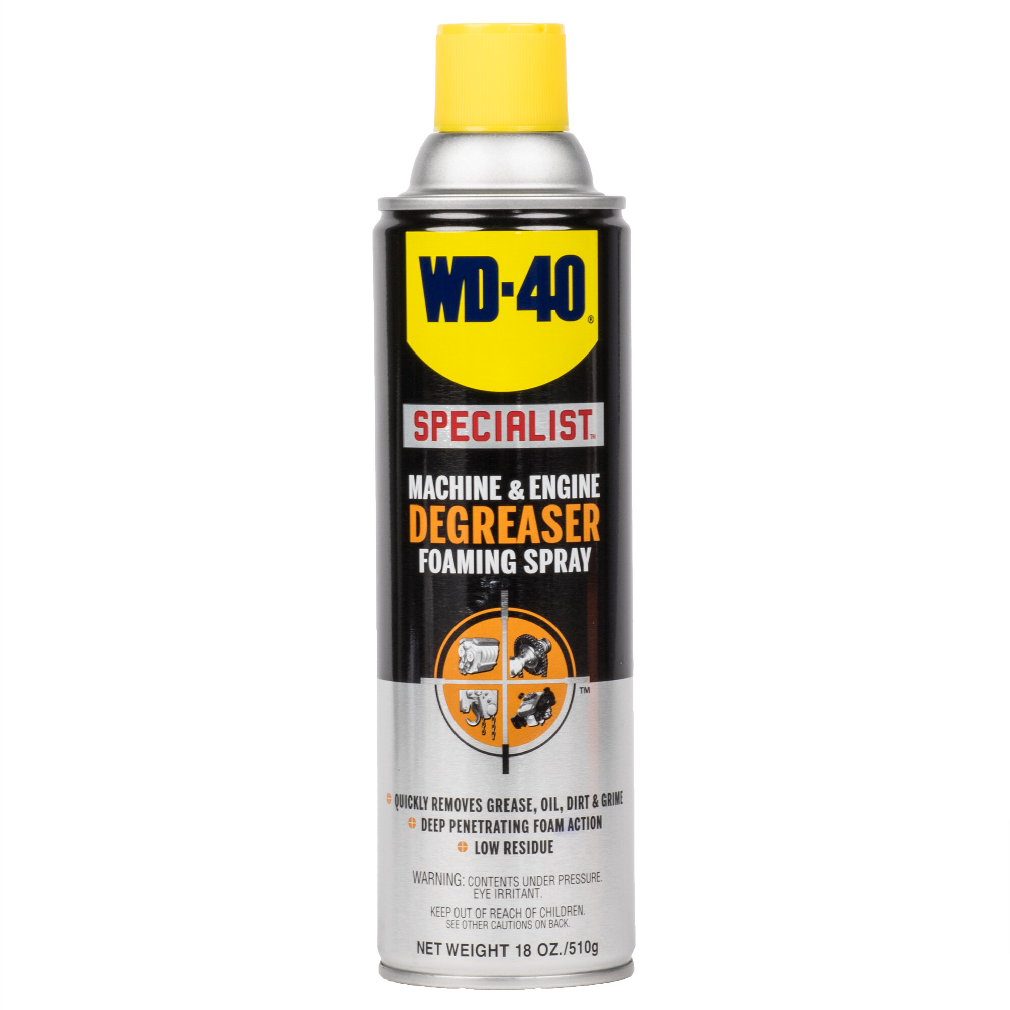 WD-40 300070 Specialist 18 oz. Machine & Engine Degreaser Foaming Spray