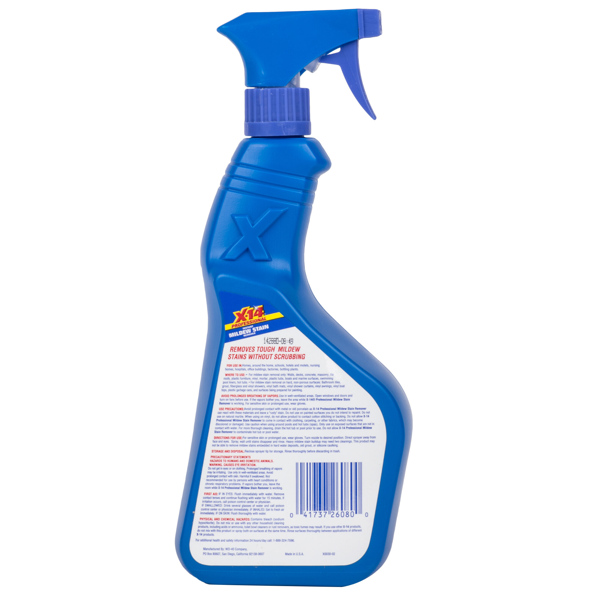 X14 260800 32 oz. Mildew Stain Remover 12/Case