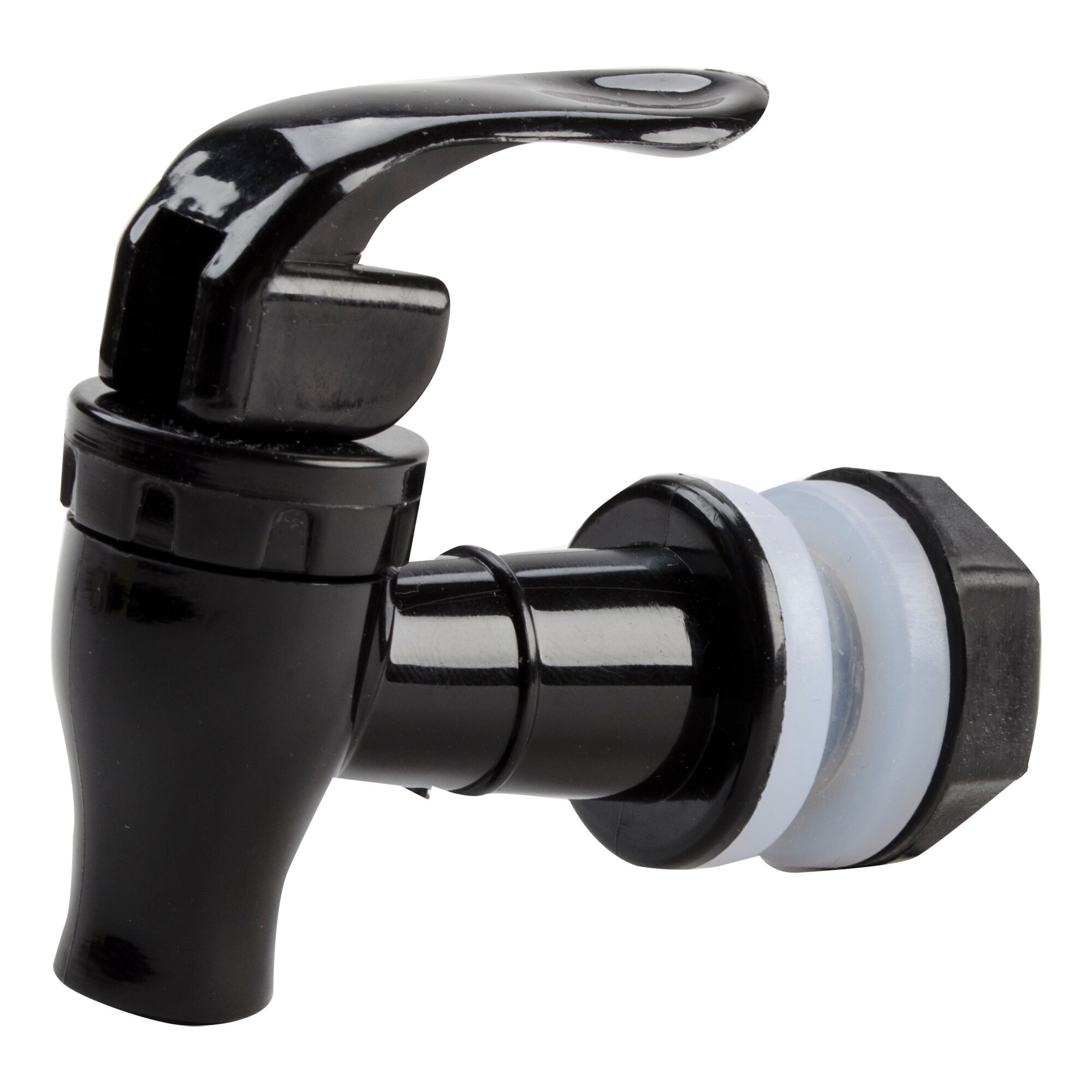 Replacement Black Spigot for Beverage Dispensers