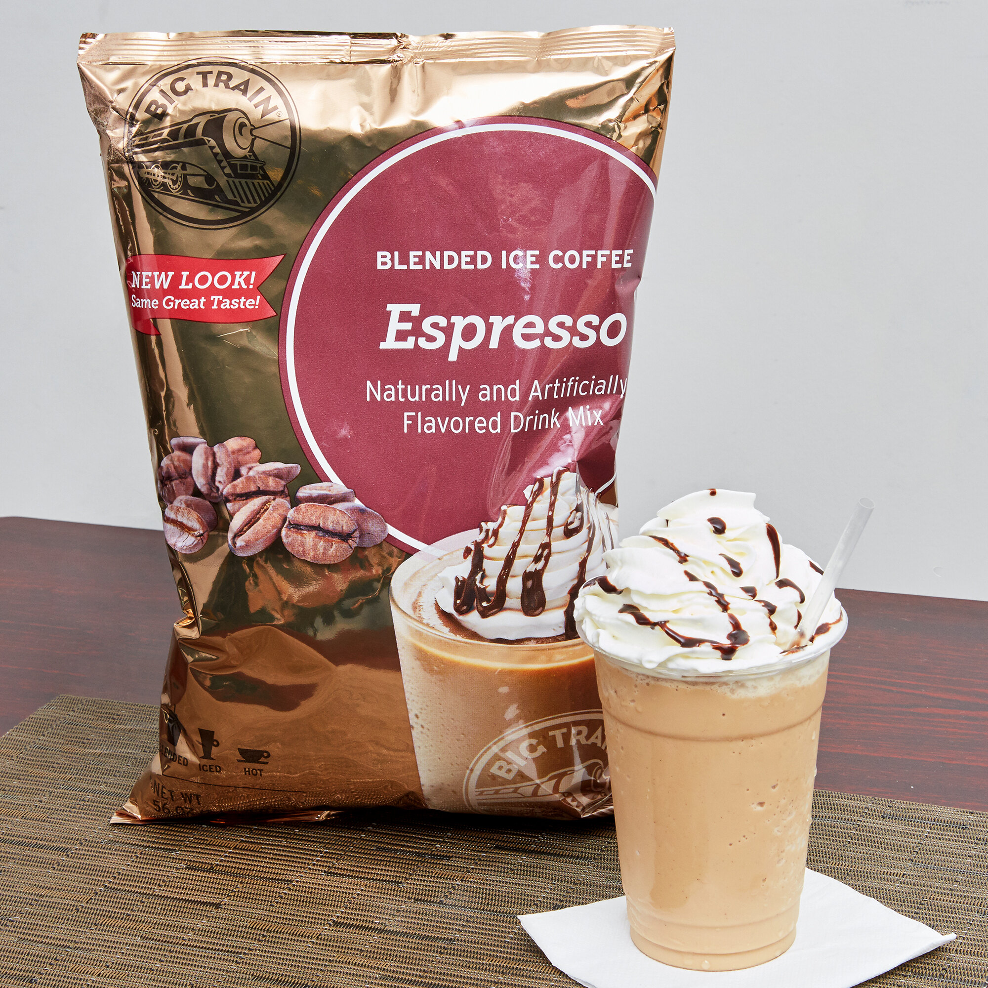 Big Train 3.5 lb. Espresso Blended Ice Coffee Mix