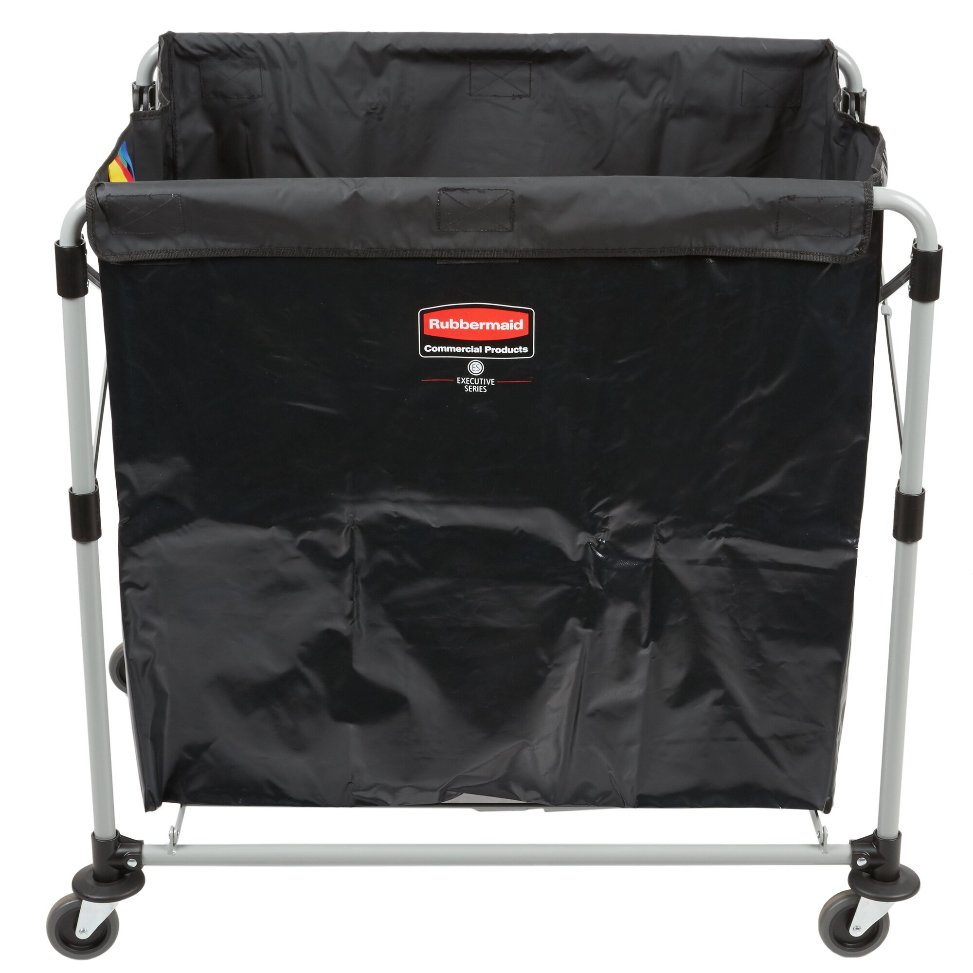 Rubbermaid Laundry Cart, 8 Bushel Collapsible X-Cart - 1881750