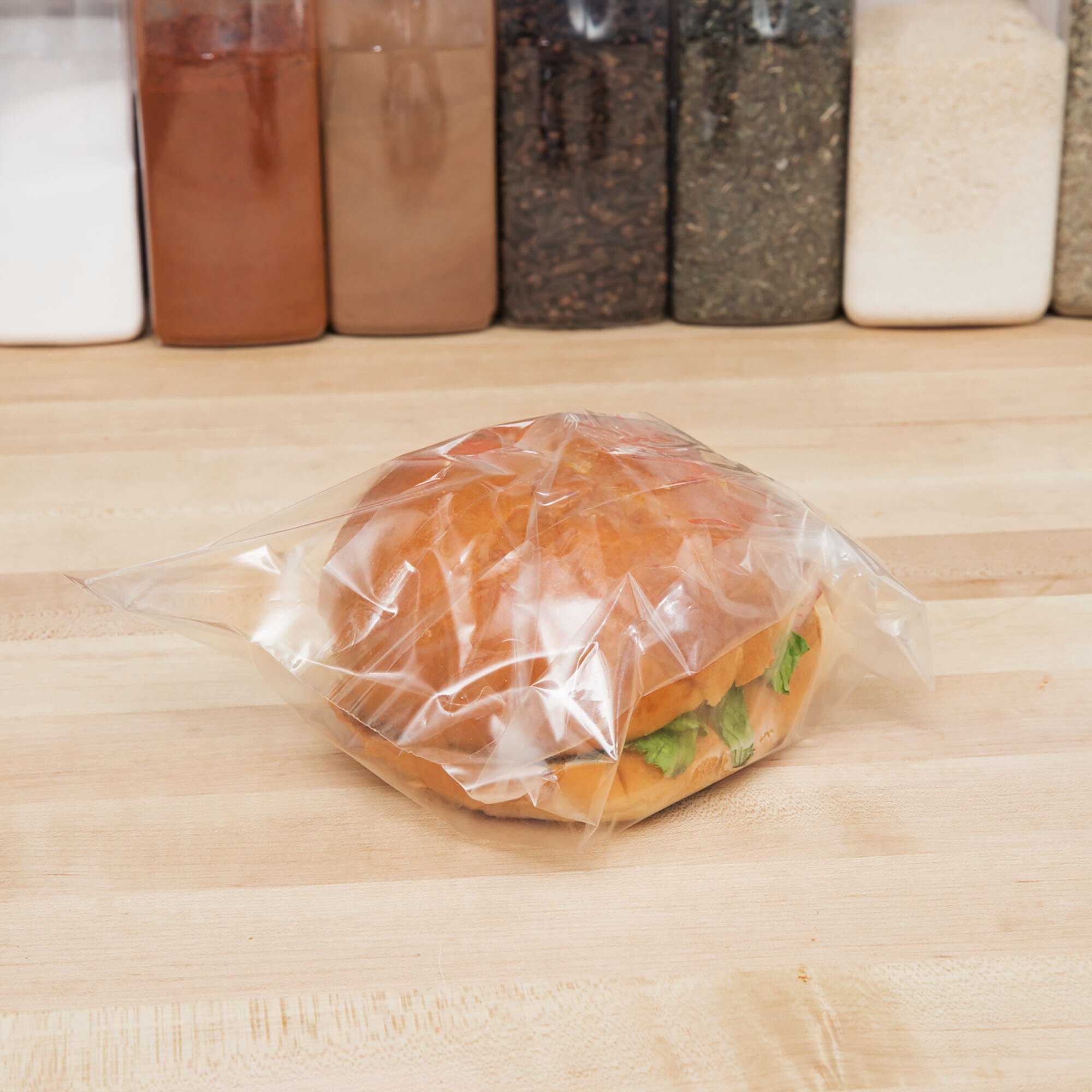 Plastic Lip And Tape Resealable Sandwich Bag 7 X 7 1000case 8753