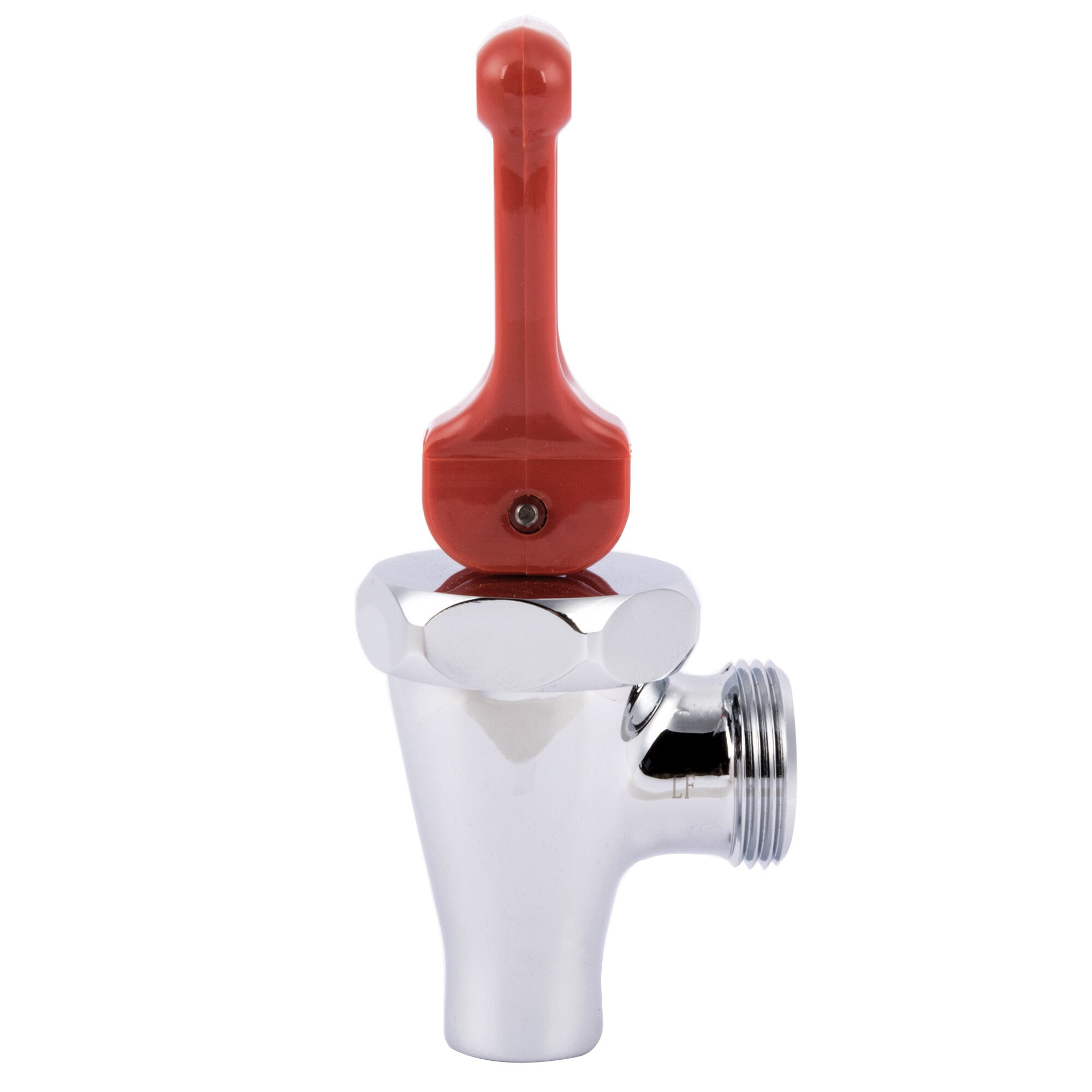 Bunn 07094.0000 Chrome Faucet Assembly with Red Hot Water Handle for