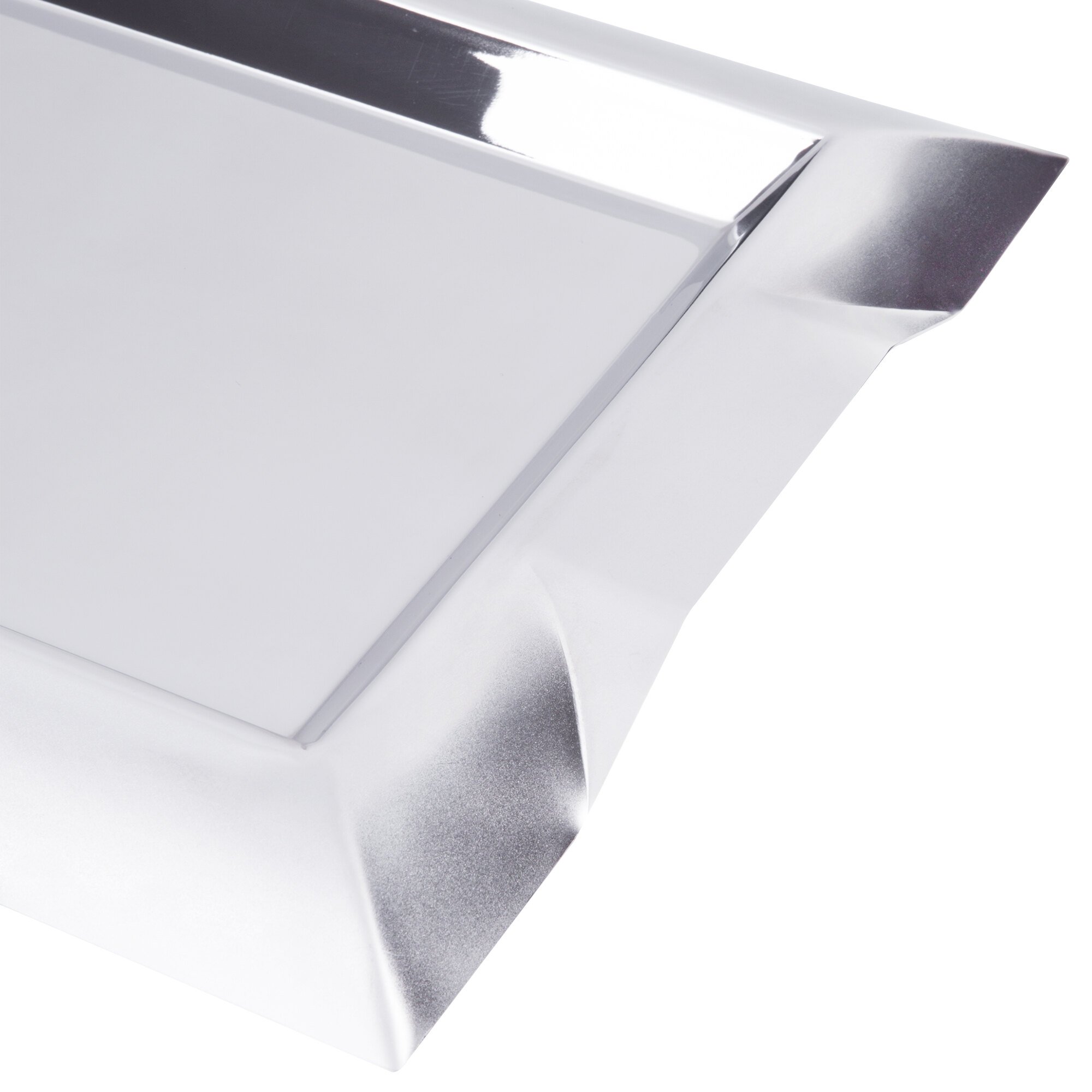 Vollrath 82095 Rectangular Stainless Steel Serving Tray with Handles