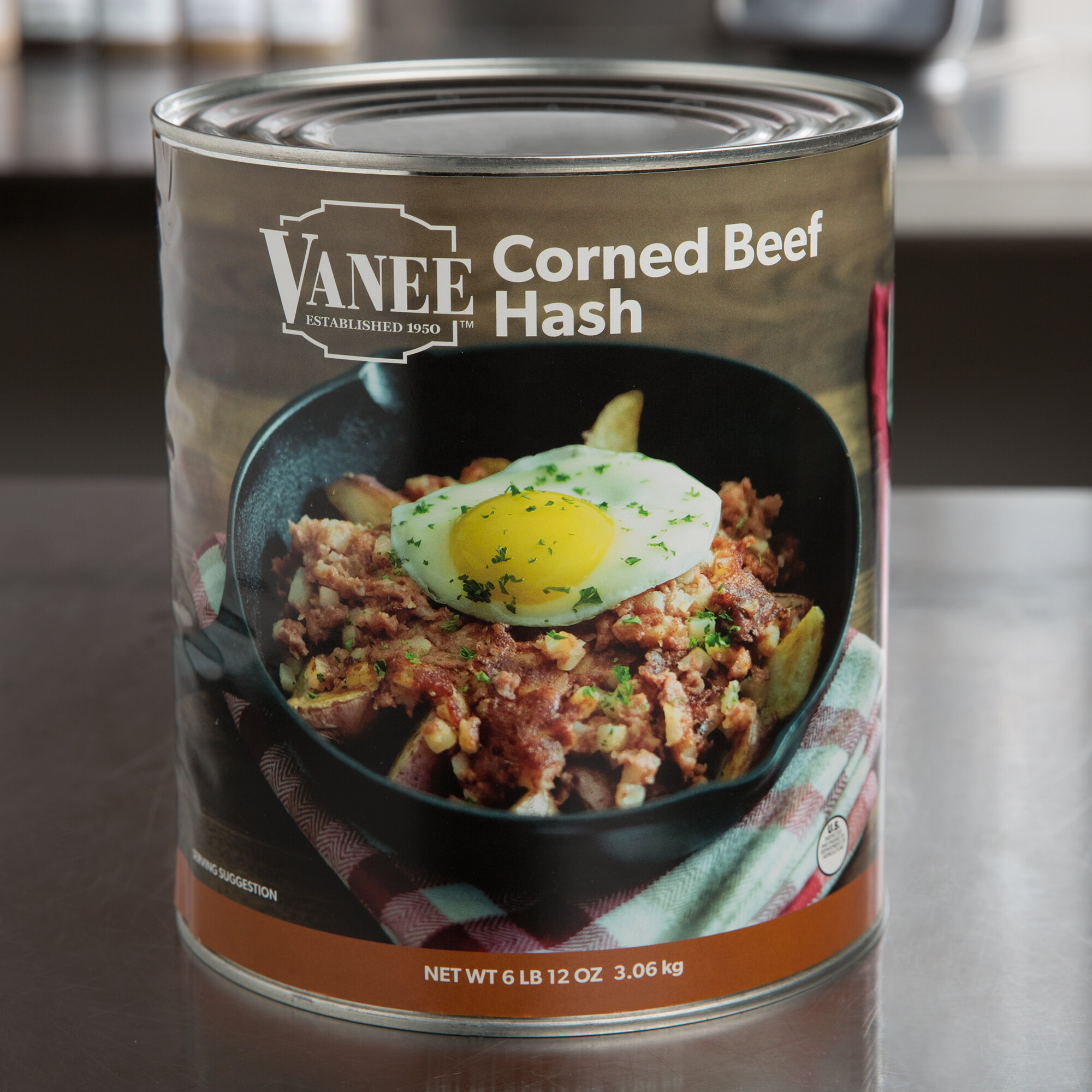Vanee 690VS 10 Can Corned Beef Hash 6/Case