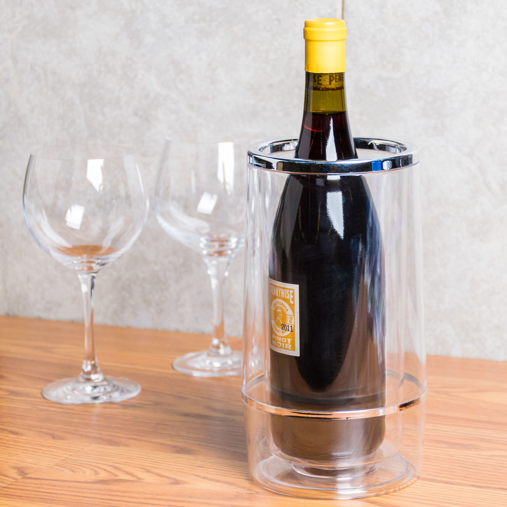 Clear Acrylic Wine Cooler