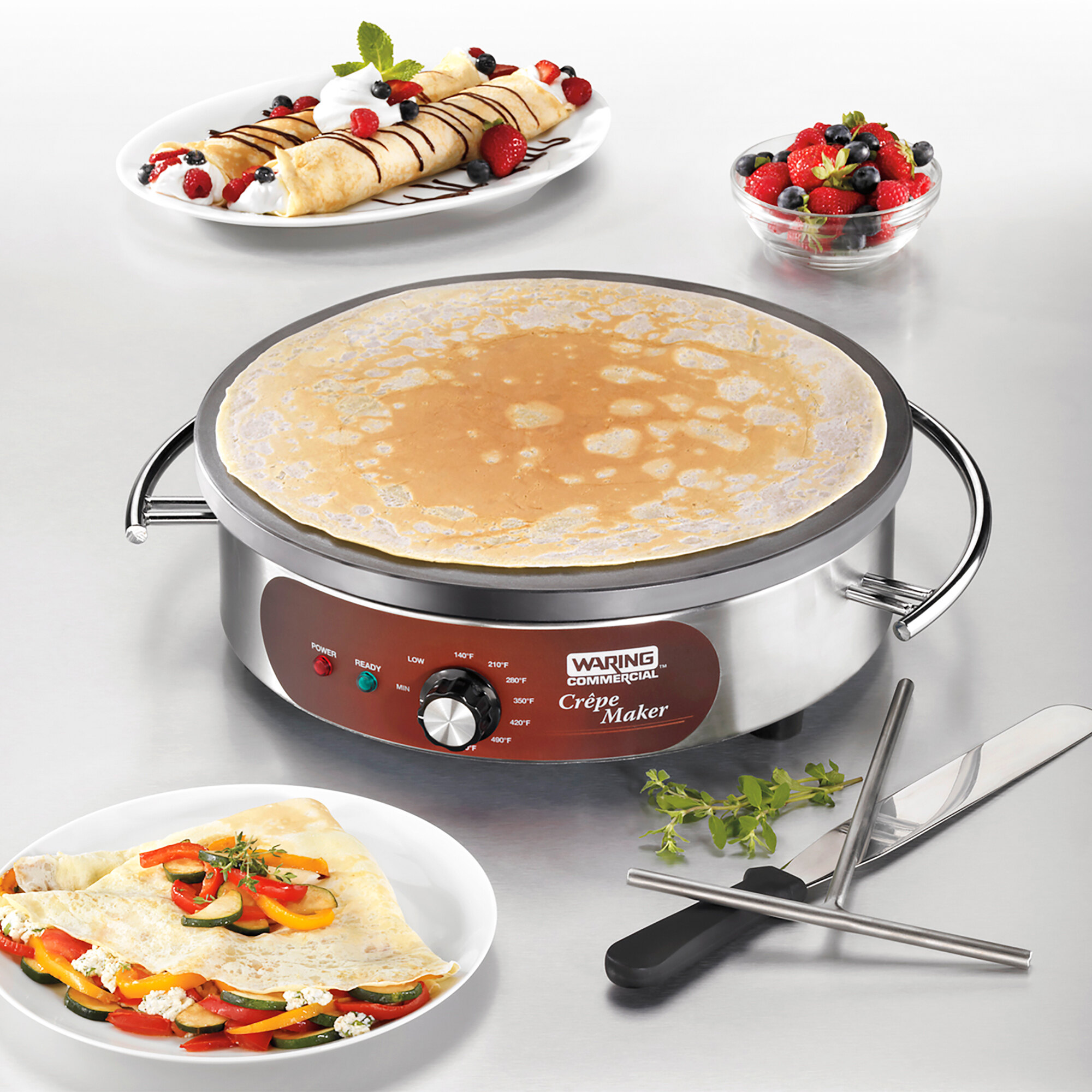 Waring Electric Crepe Maker 16" Surface, 120V WSC160