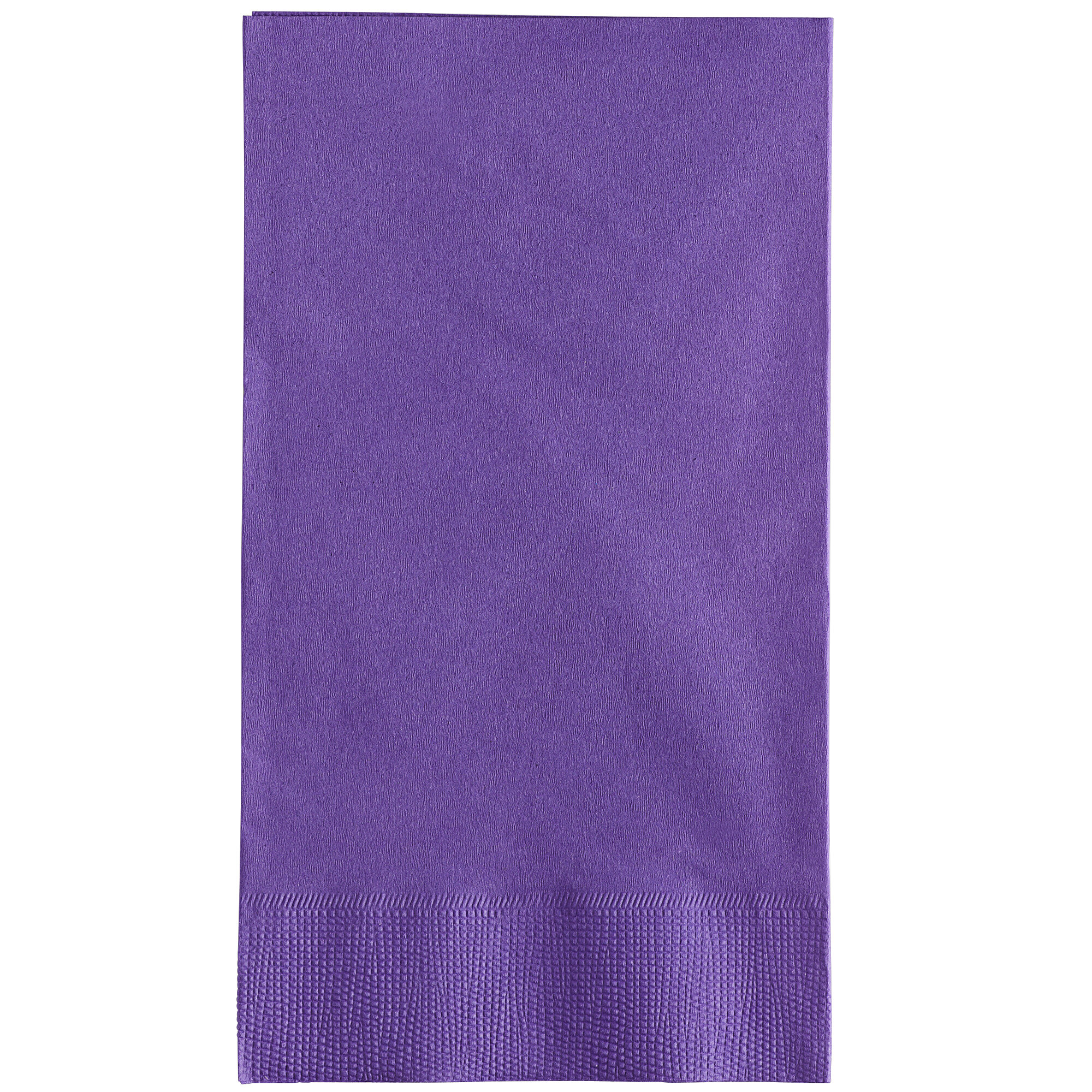 Purple Paper Dinner Napkin, Choice 2Ply, 15" x 17" 125/Pack