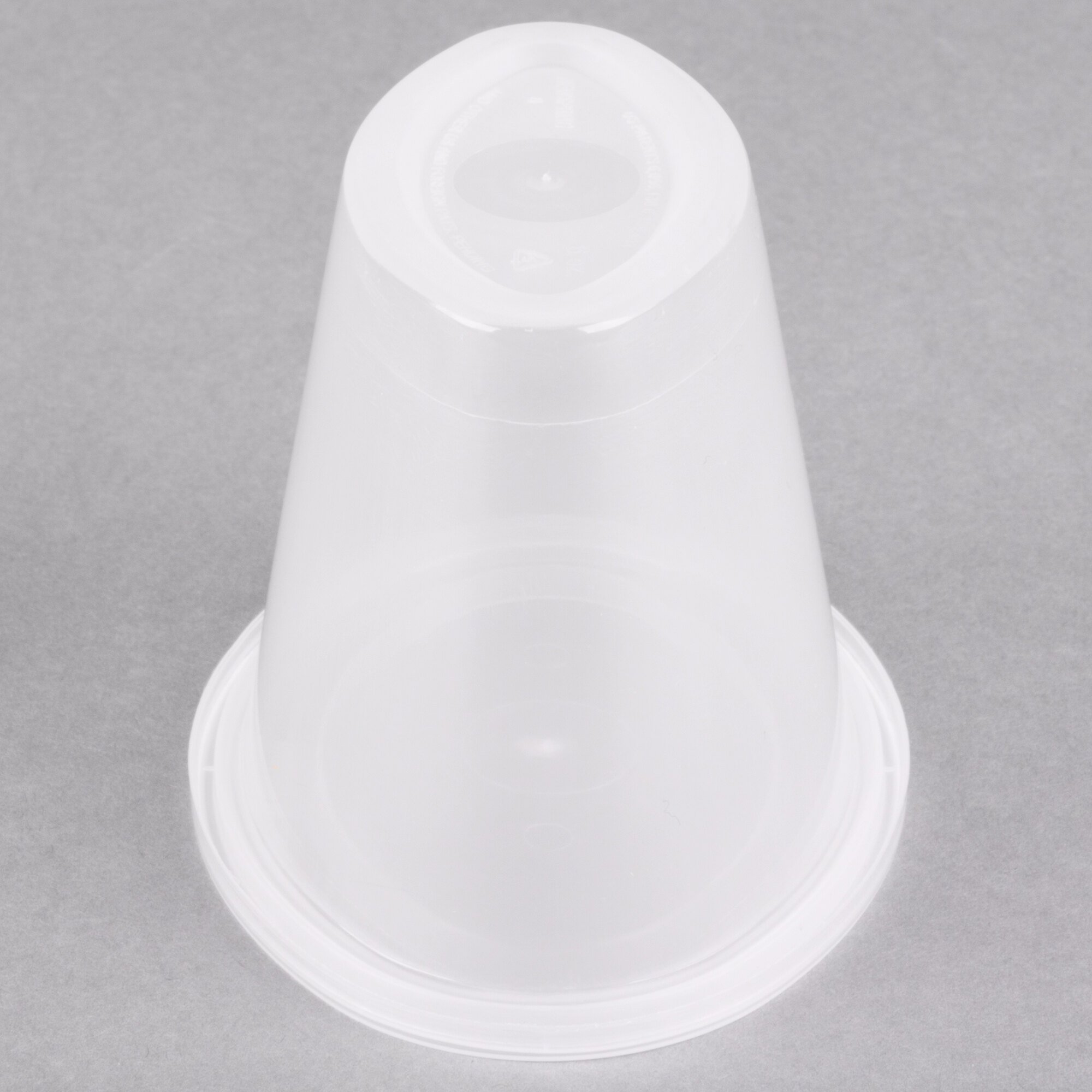 6 oz. Plastic Cups With Lids 500/Case WebstaurantStore