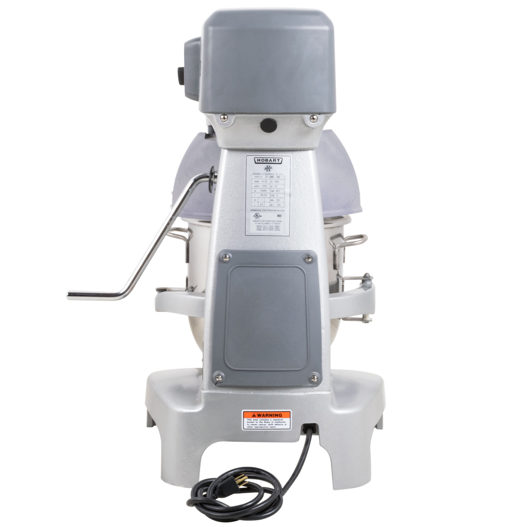 12 Qt Mixer Hobart Legacy HL120 12 Quart Commercial Mixer (120V)