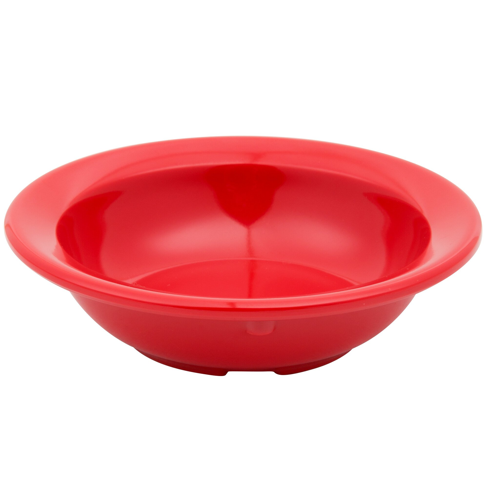 Carlisle 4353205 Dallas Ware 3.5 oz. Red Fruit Bowl - 48/Case