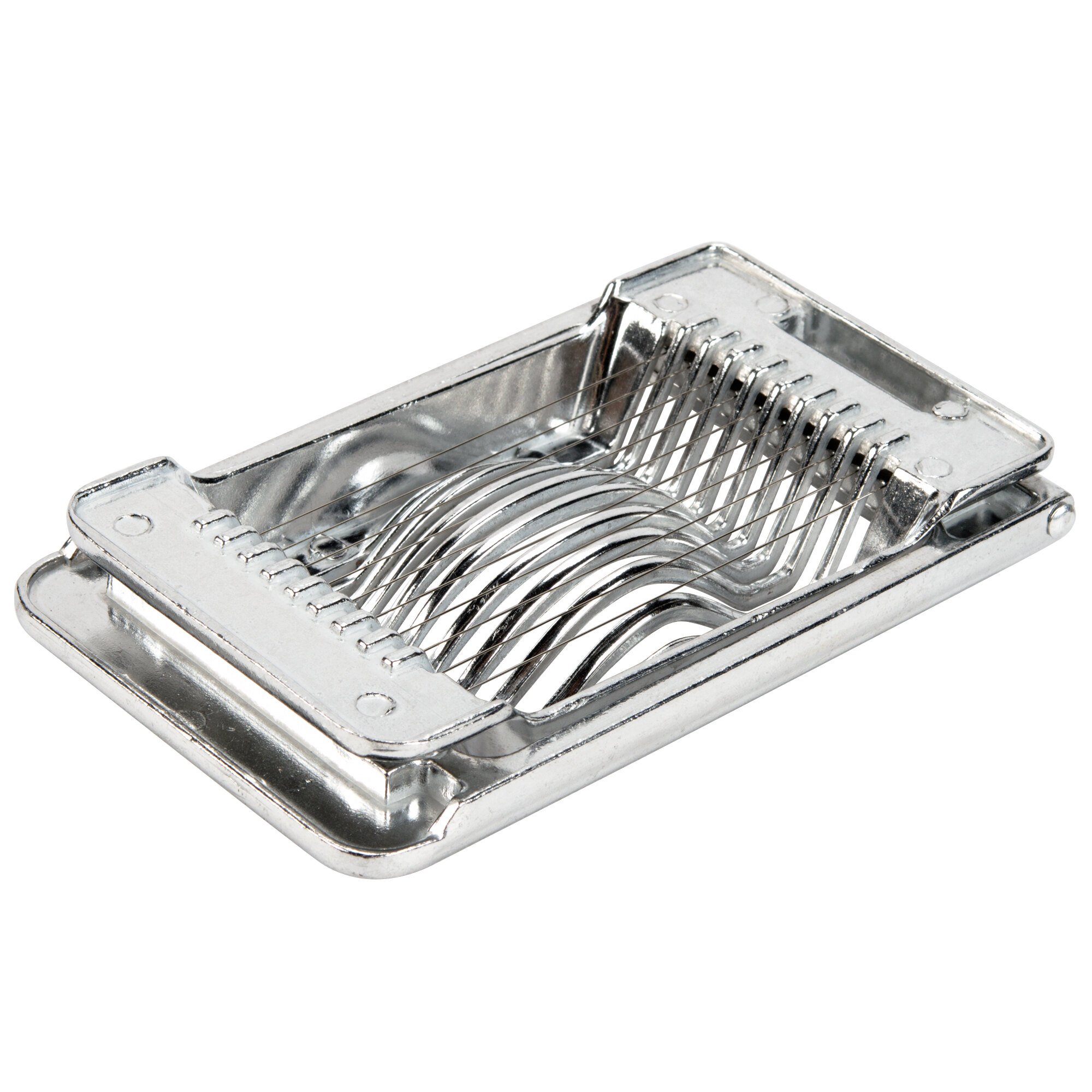 Aluminum Hinged Two Way Egg Slicer With Stainless Steel Wires   1782153 