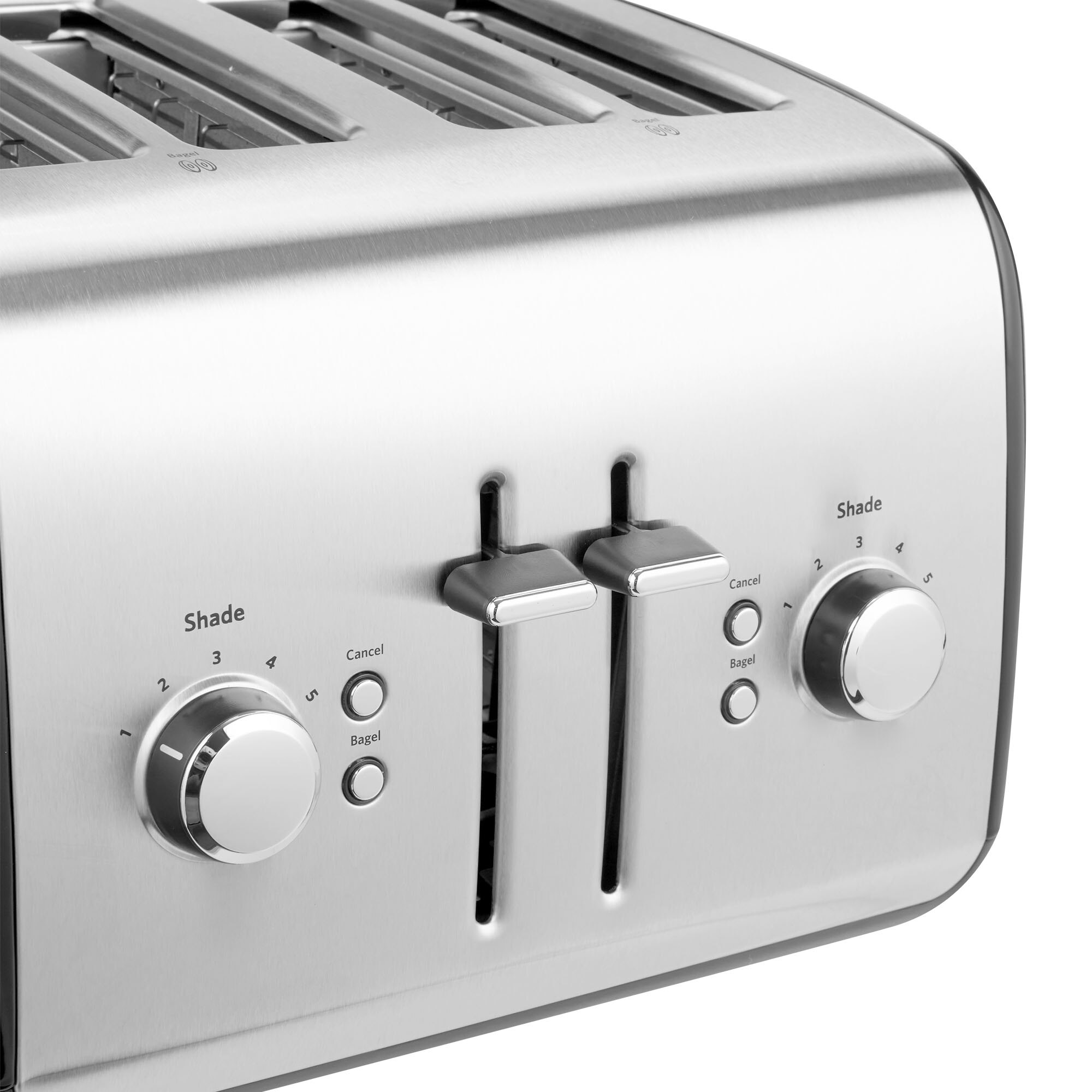 KitchenAid KMT4115OB Onyx Black Four Slice Toaster with Manual Lift