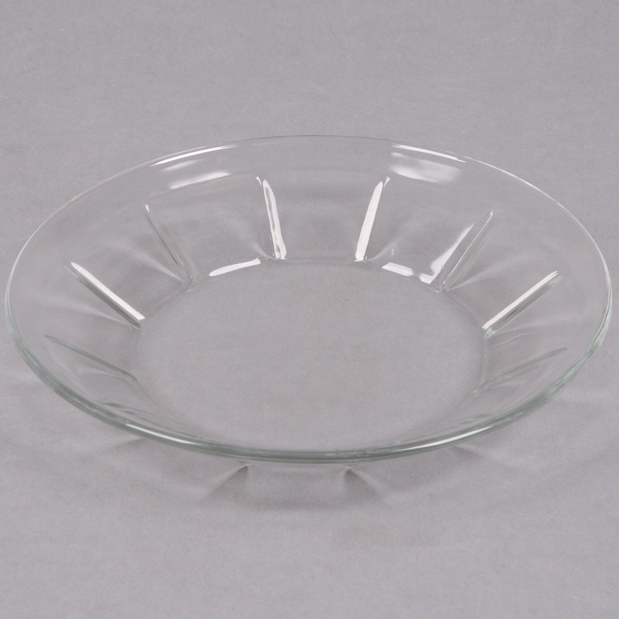 Libbey 15412 Gibraltar 8" Glass Soup / Deep Salad Plate 36/Case