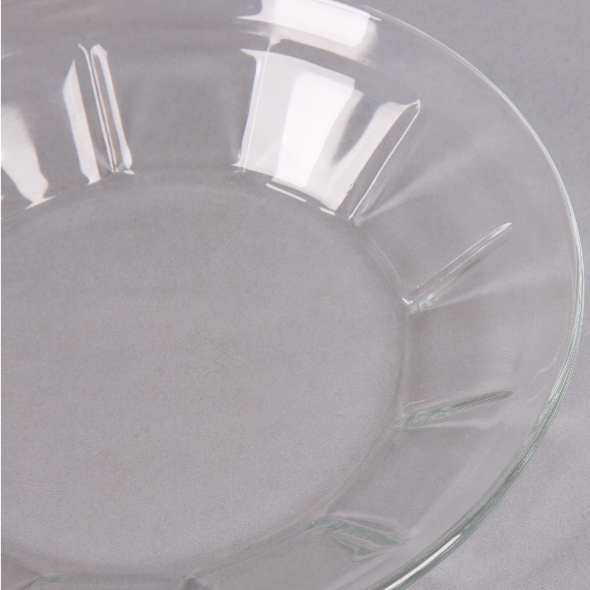 Libbey 15412 Gibraltar 8" Glass Soup / Deep Salad Plate 36/Case