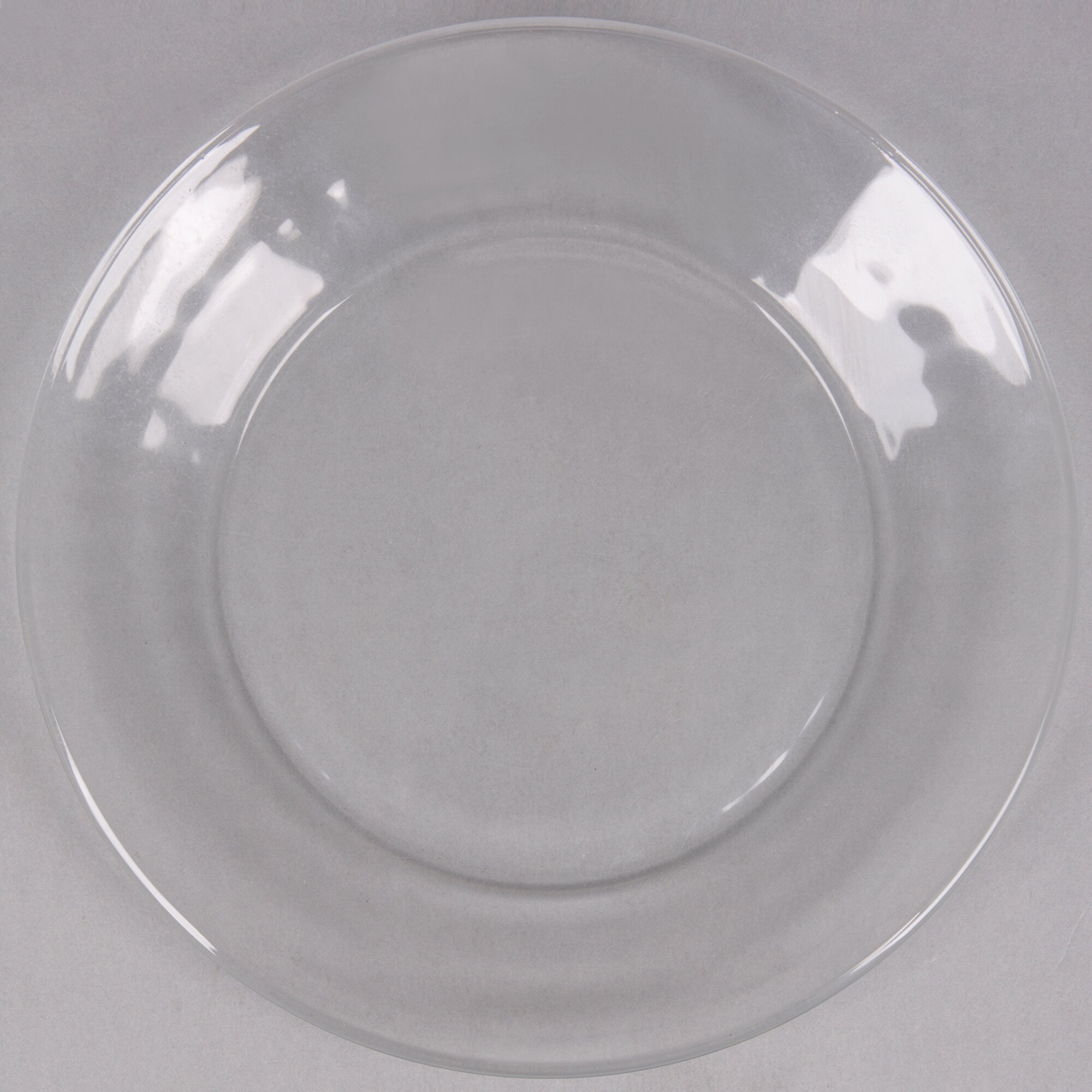 Libbey 15427 Moderno 8" Glass Salad / Dessert Plate 36/Case