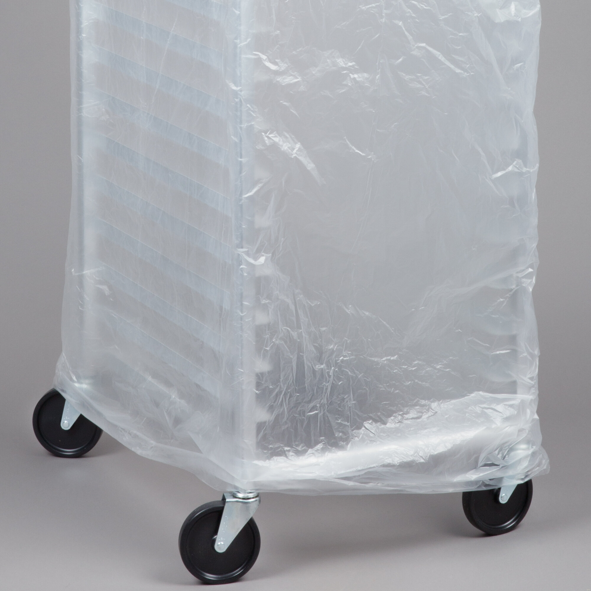 52" x 80" Disposable .6 Mil Bun Pan Rack Covers 50/Roll