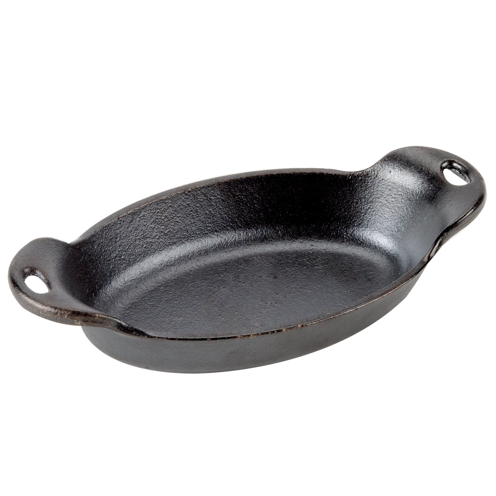 Lodge HMSOV 9 Oz. Pre-Seasoned Heat-Treated Mini Cast Iron Oval ...