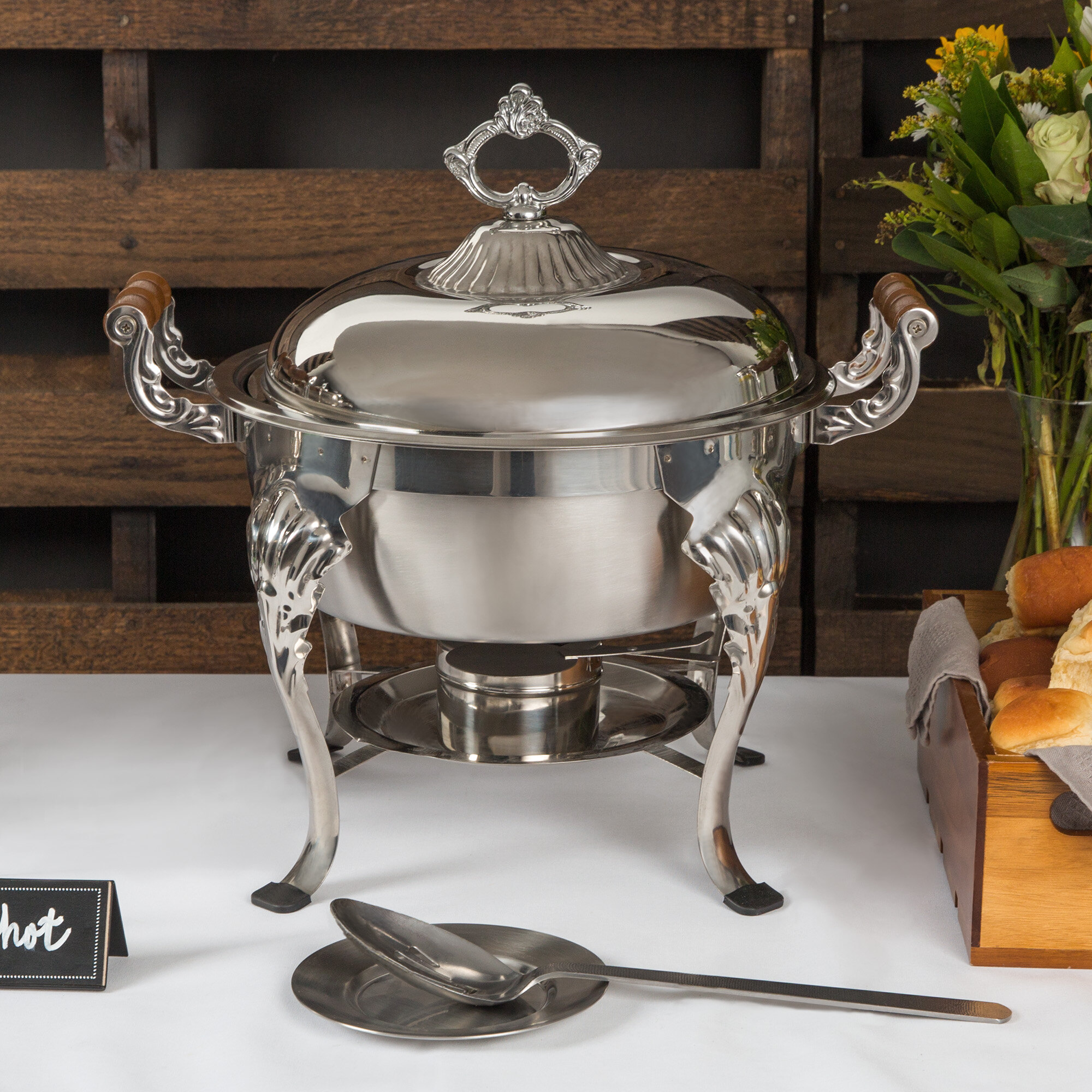 Round Chafer 5 Qt. Chafing Dish staurantStore