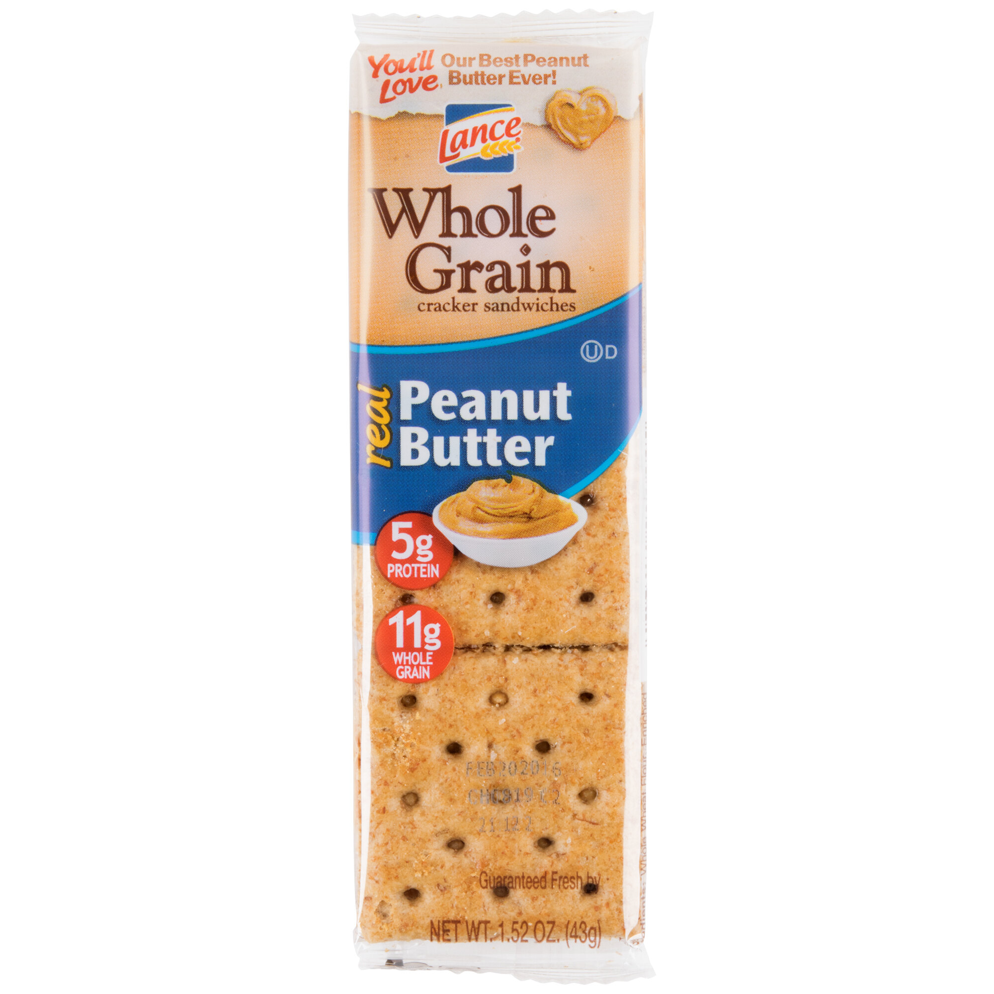 crackers with peanut butter