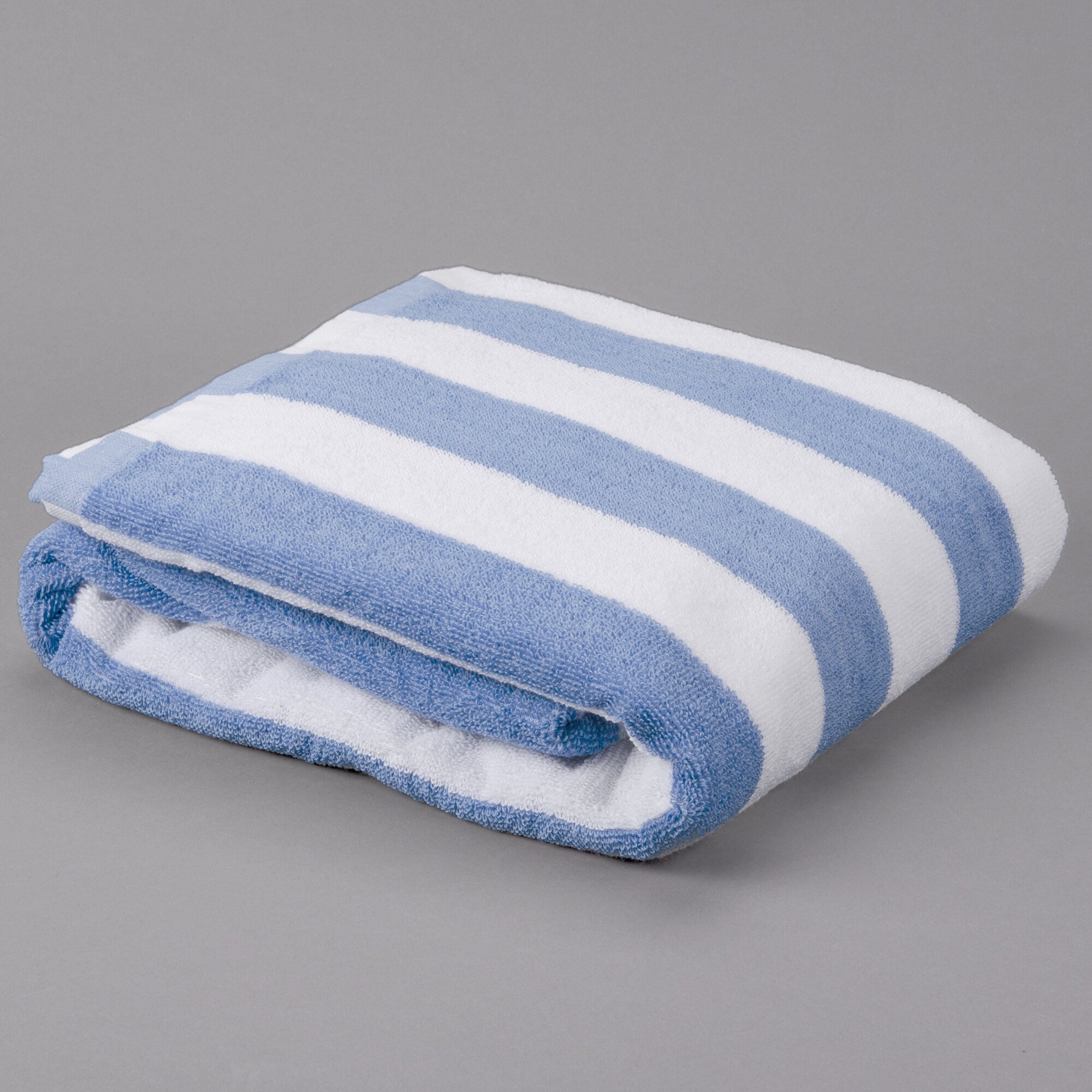 Oxford Cotton X Blue Stripe Pool Towel Lb Case