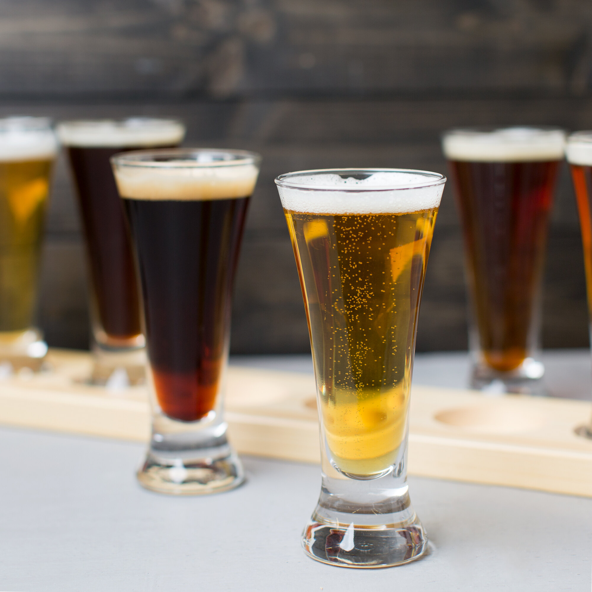 Libbey 1241HT Flare 4.75 oz. Pilsner Beer Tasting Glass - 6/Pack
