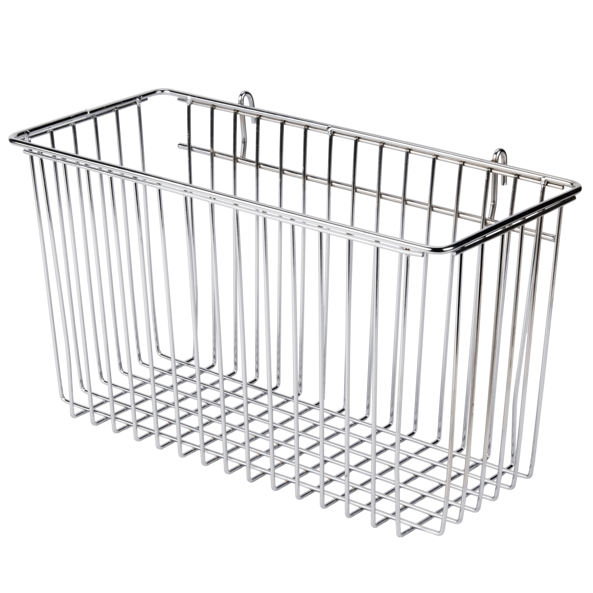 Regency Chrome Storage Basket for Wire Shelving 17 3/8" x 7 1/2" x 10"