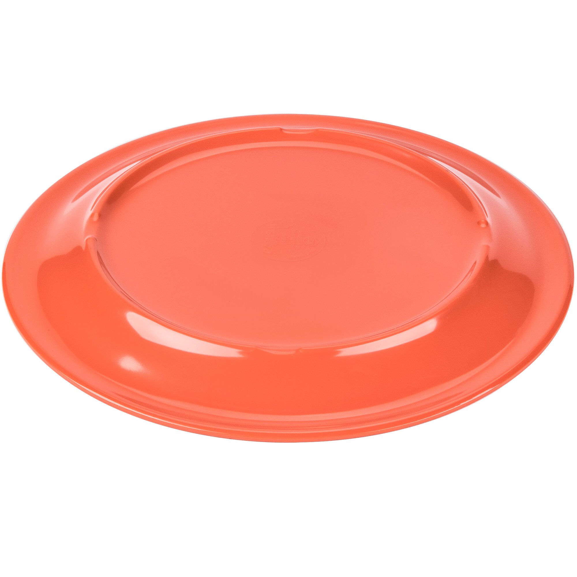 Carlisle 4350052 Dallas Ware 10 1/4" Sunset Orange Melamine Plate 48/Case