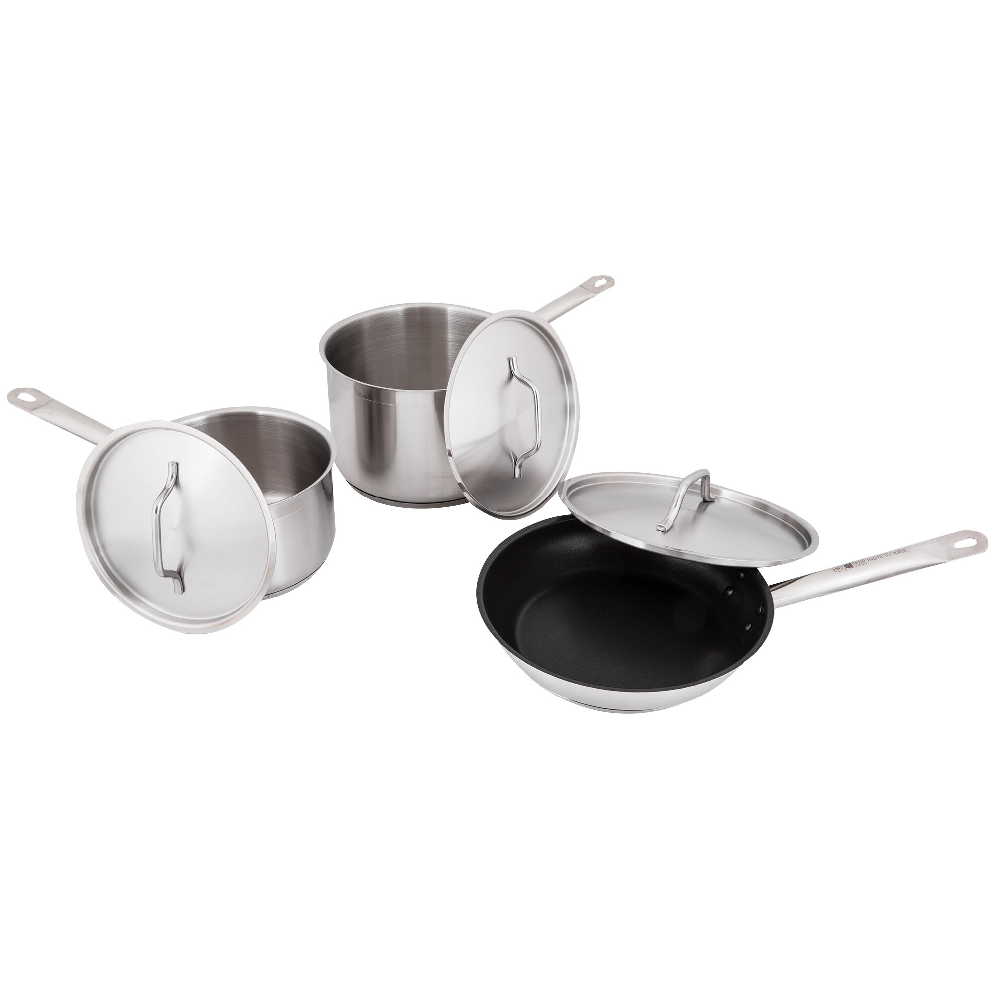 thumbnail image 2 of Vollrath 3822 Optio 7-Piece Stainless Steel Cookware Set - Induction Ready 2 of 5