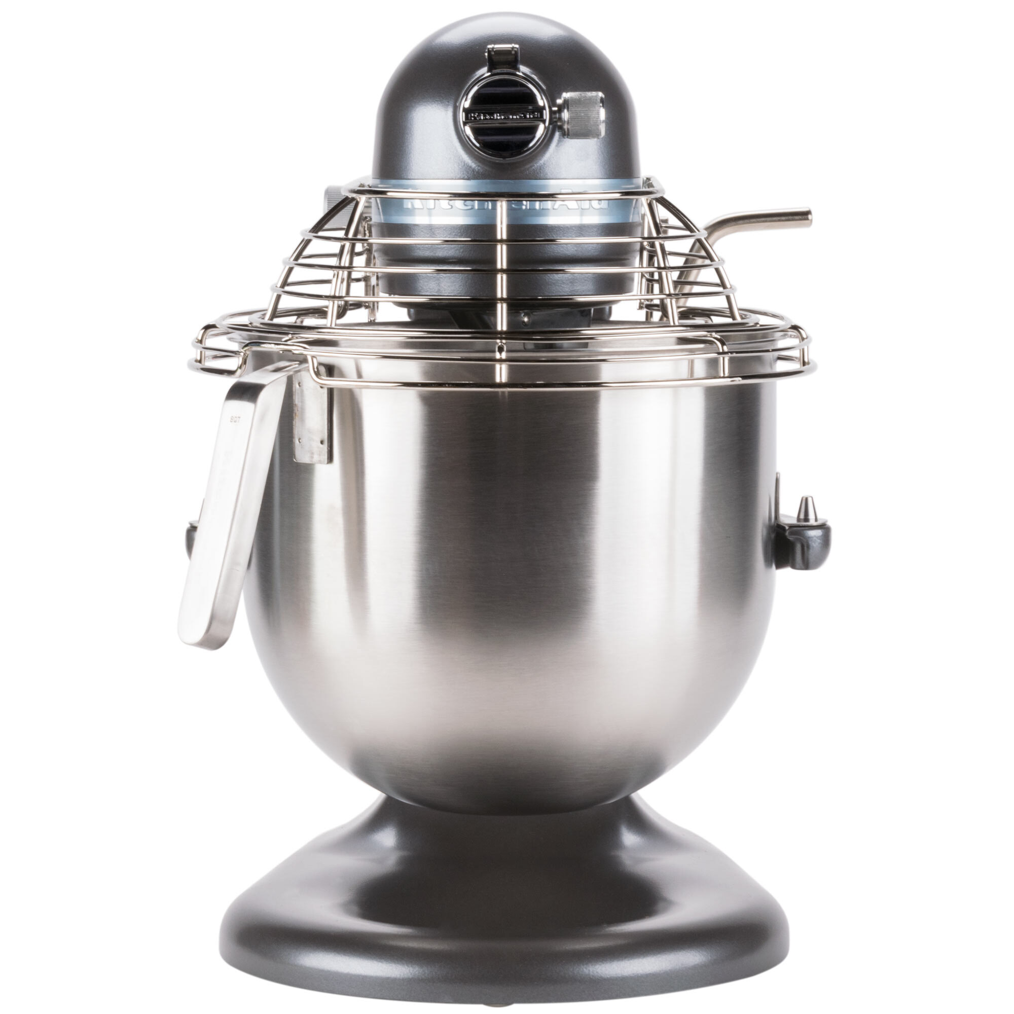 Pewter KitchenAid 8 qt. Commercial Mixer & Bowl Guard KSMC895DP