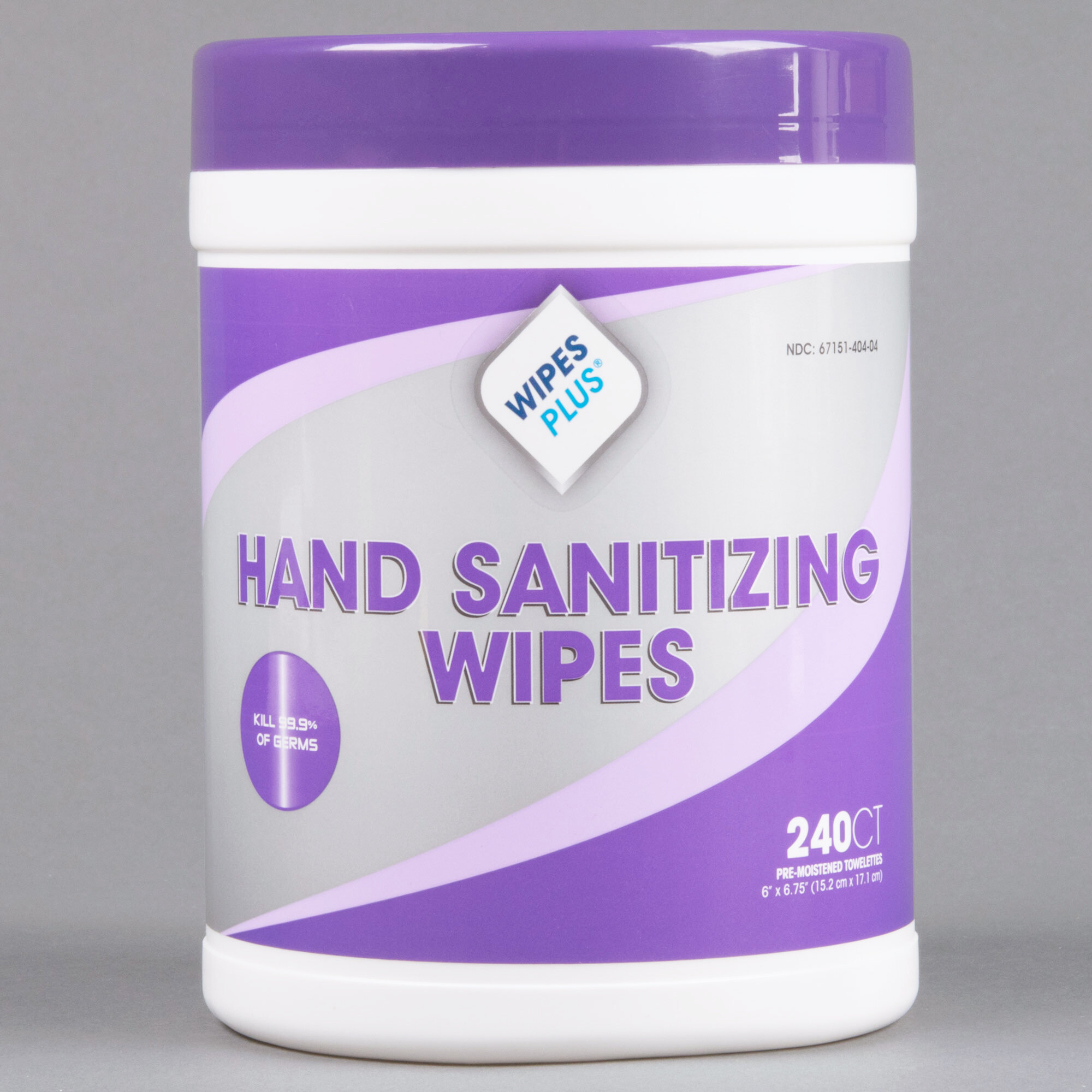 WipesPlus 240 Count Hand Sanitizing Wipes