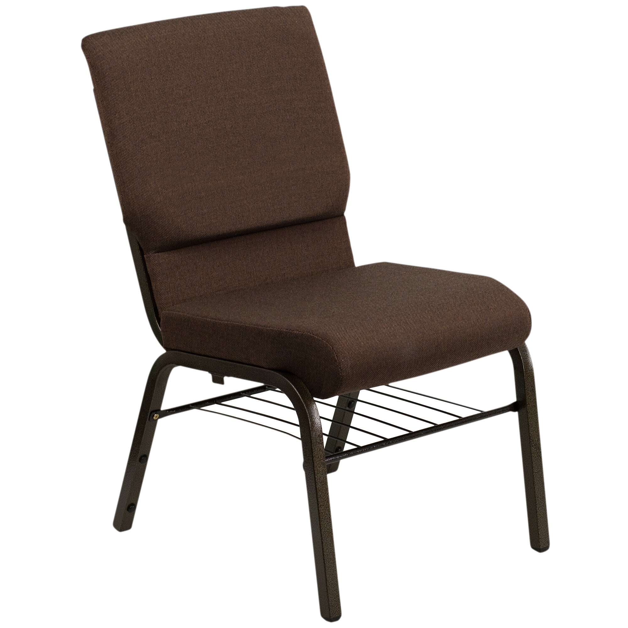 Flash Furniture XUCH60096BNBASGG Dark Brown 18 1/2" Wide Church