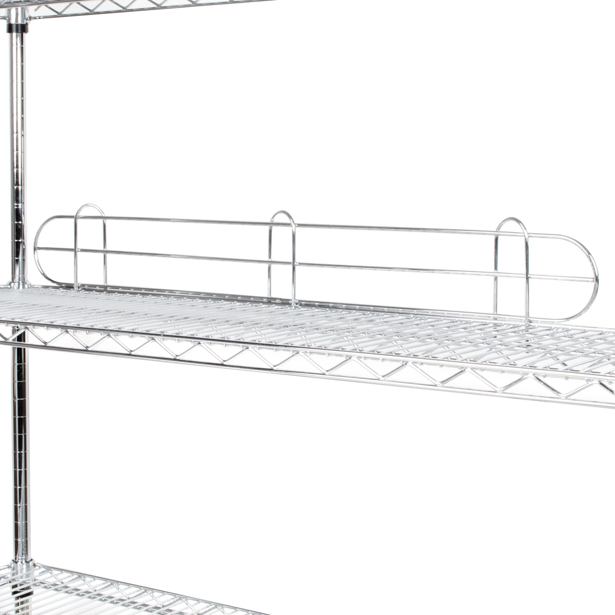 Regency 36" Chrome Wire Shelf Ledge for Wire Shelving 36" x 4"