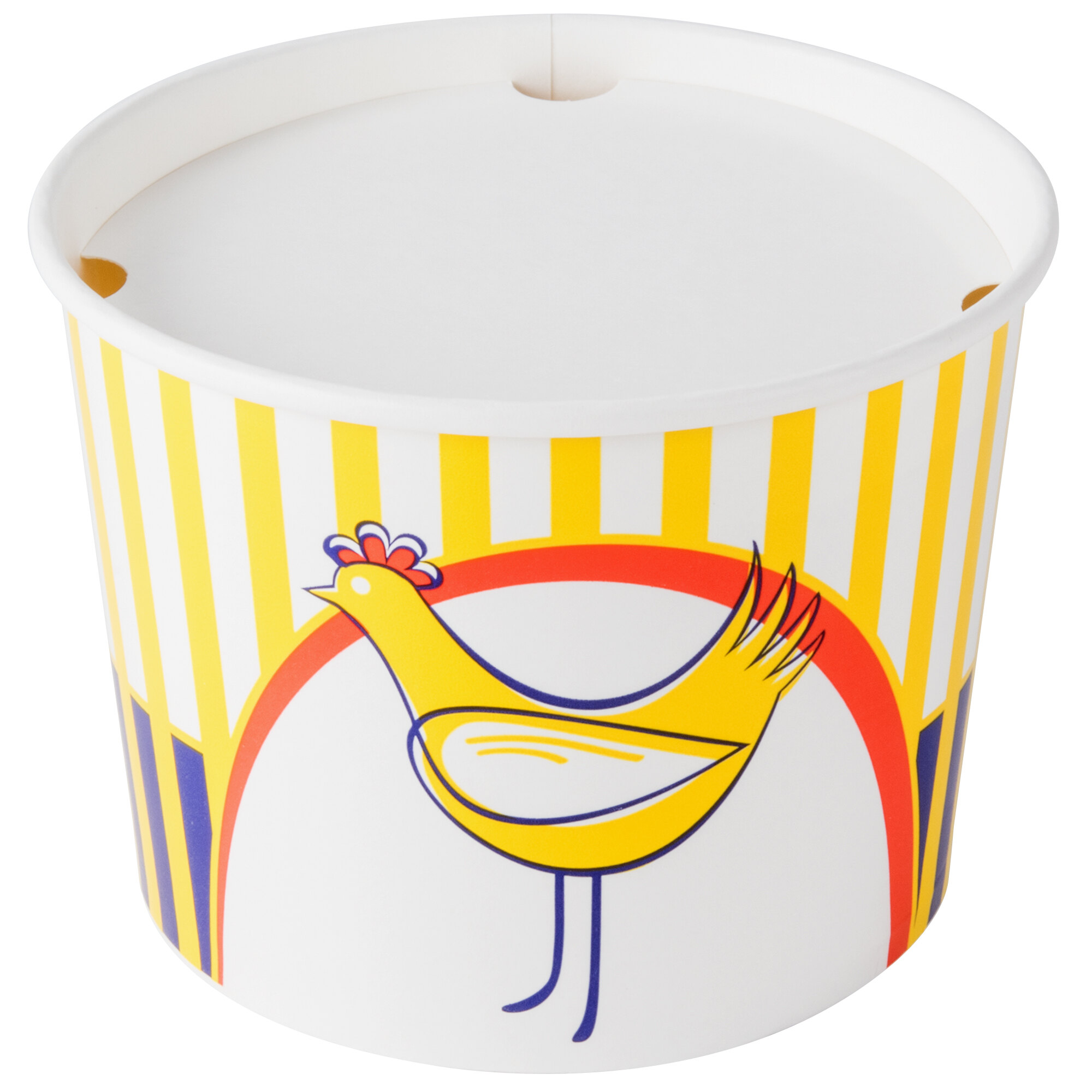 Fried Chicken Bucket w/ Lid 64 oz., 35/Pack staurantStore